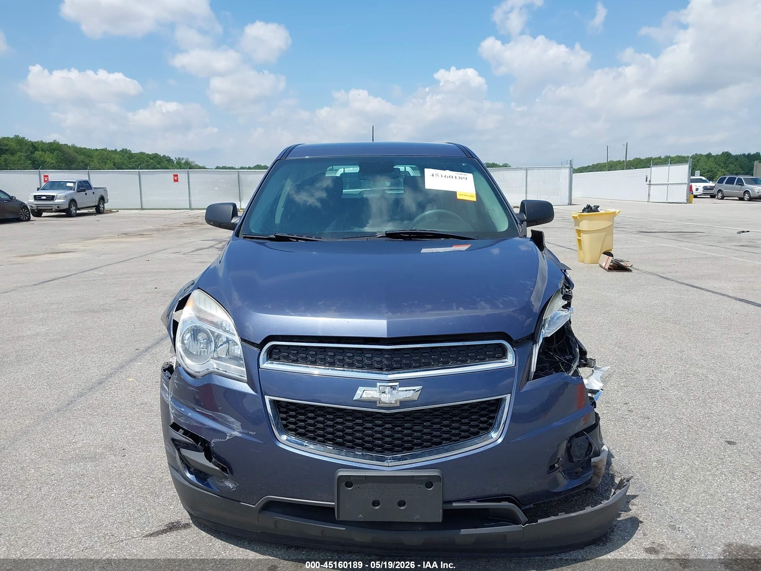 2014 Chevrolet Equinox Ls Blue vin: 2GNALAEK9E6368288