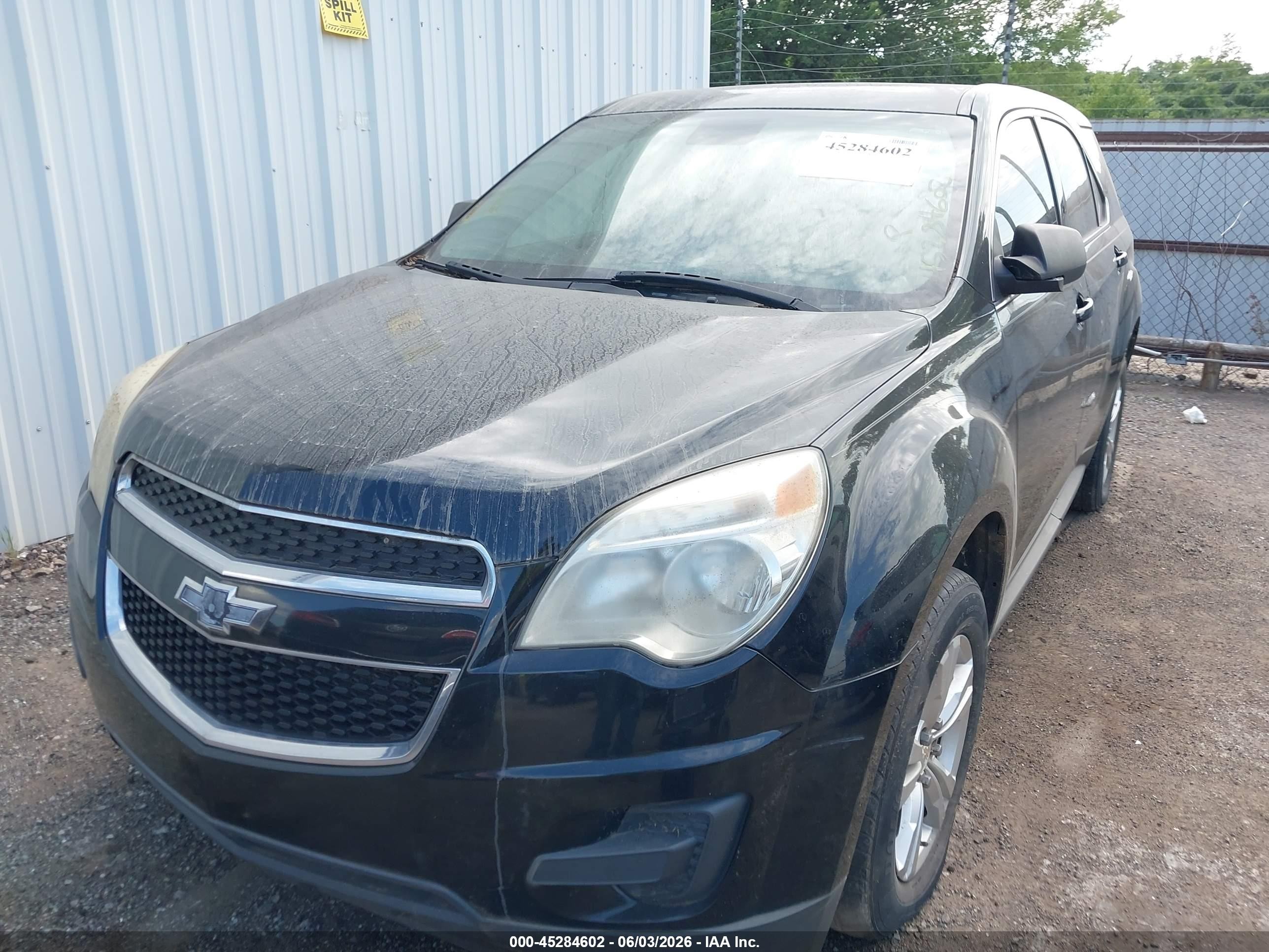2015 Chevrolet Equinox Ls Black vin: 2GNALAEK9F1113638