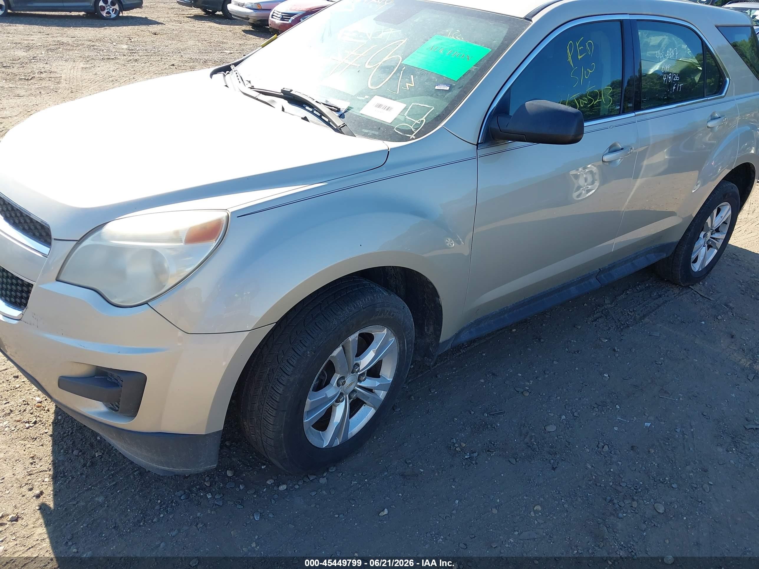 2015 Chevrolet Equinox Ls Gold vin: 2GNALAEK9F1113655