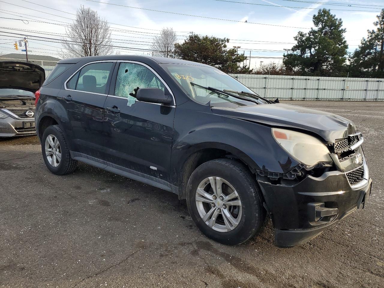 2015 Chevrolet Equinox Ls Black vin: 2GNALAEK9F1118113