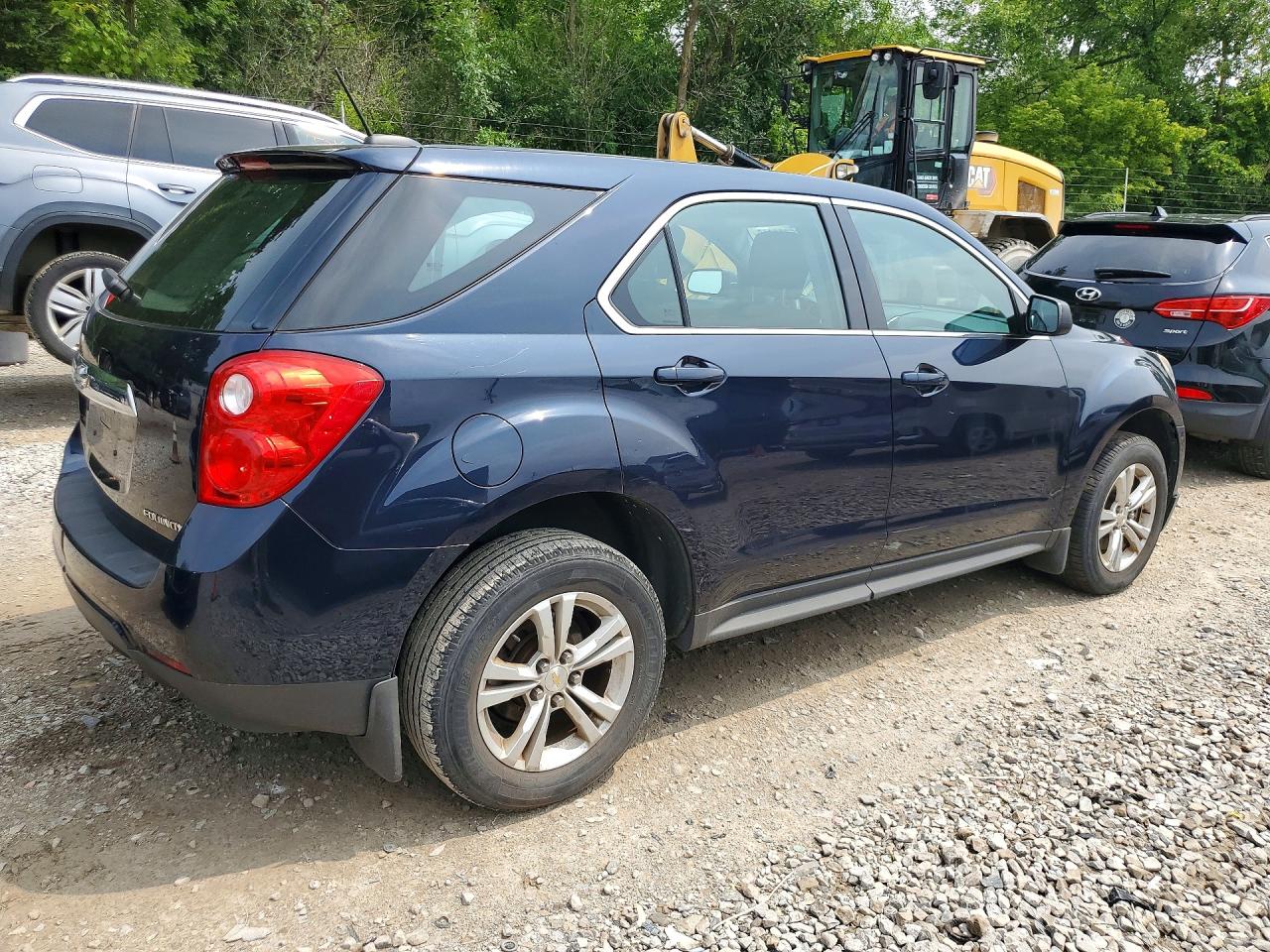 2015 Chevrolet Equinox Ls Blue vin: 2GNALAEK9F1127099