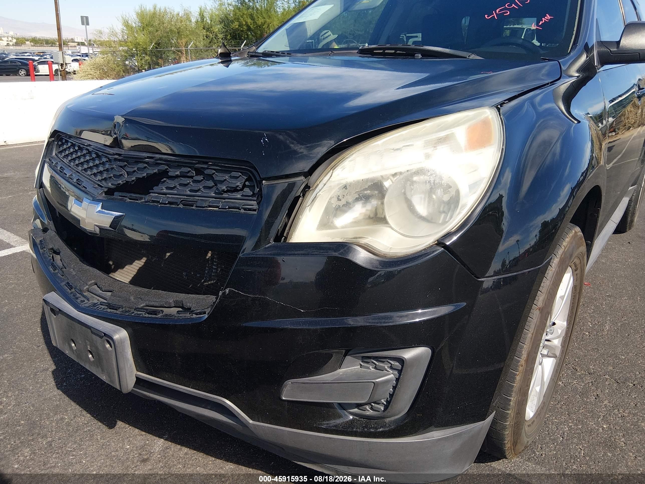 2015 Chevrolet Equinox Ls Black vin: 2GNALAEK9F1149944