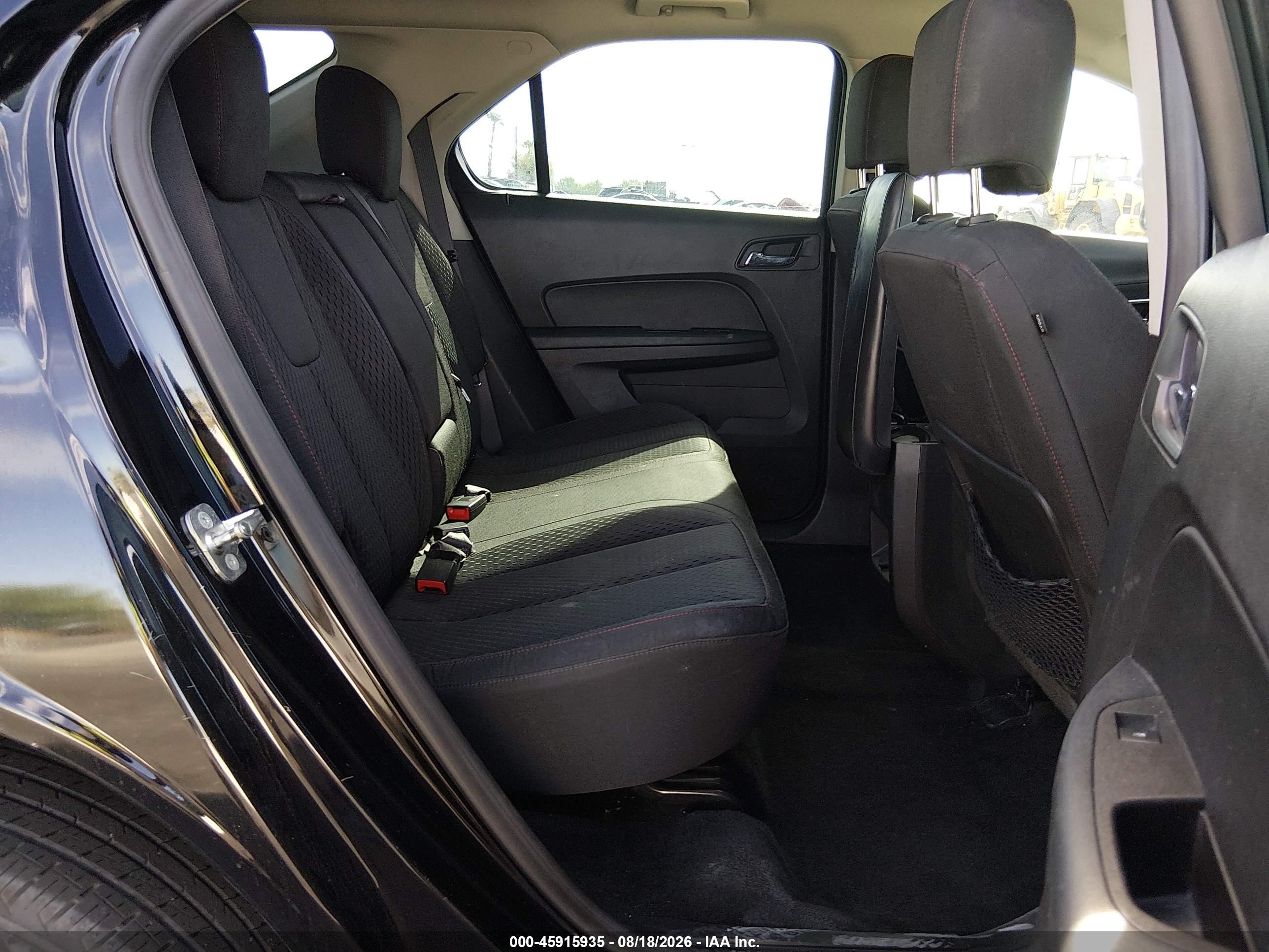 2015 Chevrolet Equinox Ls Black vin: 2GNALAEK9F1149944
