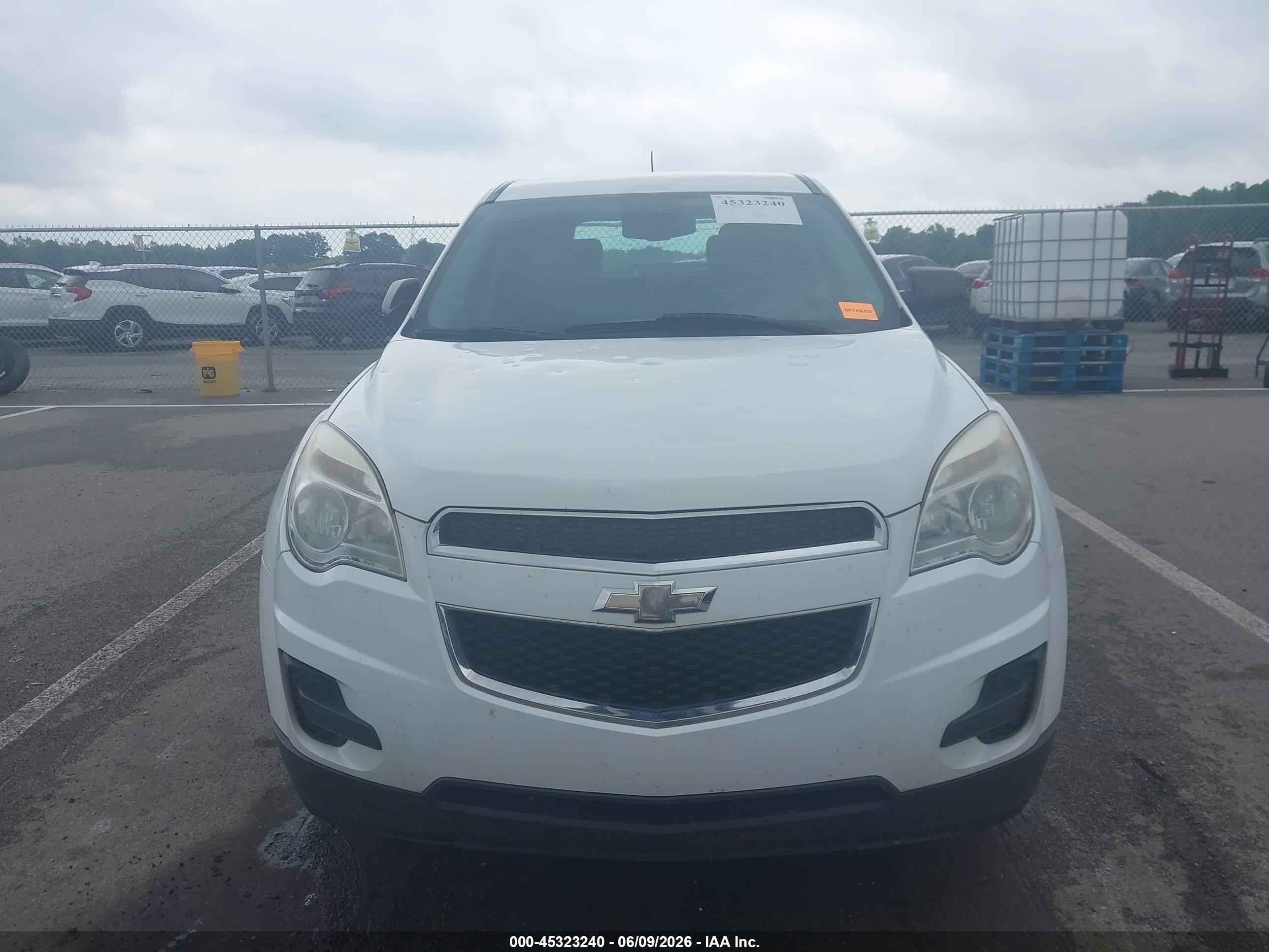 2015 Chevrolet Equinox Ls White vin: 2GNALAEK9F1173631