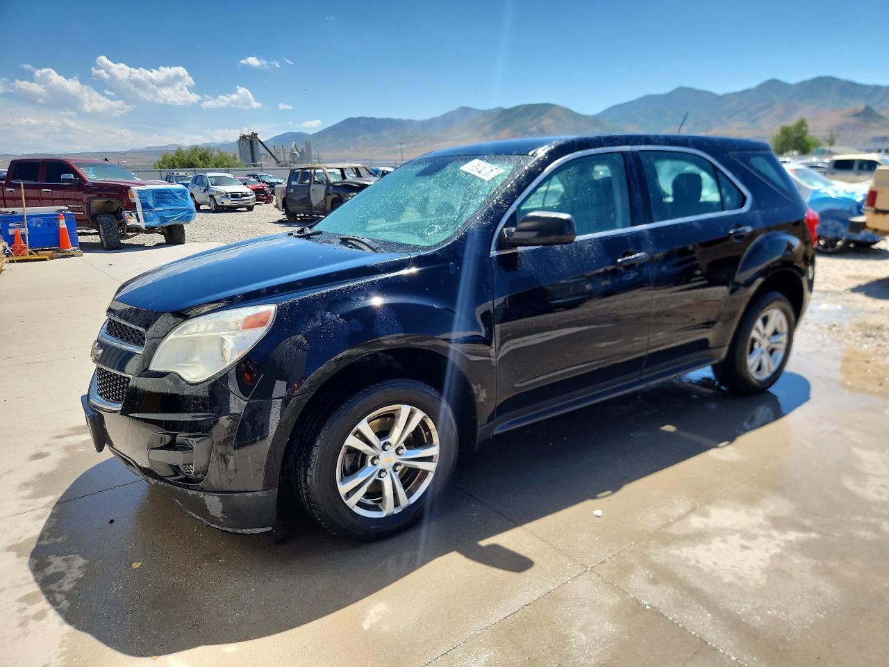 2015 Chevrolet Equinox Ls Black vin: 2GNALAEK9F6408788