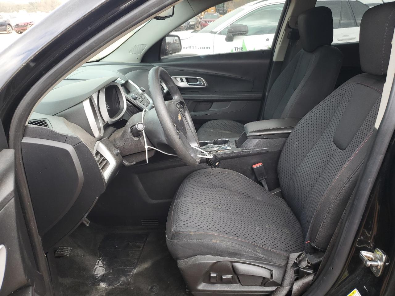 2014 Chevrolet Equinox Ls Black vin: 2GNALAEKXE1117597