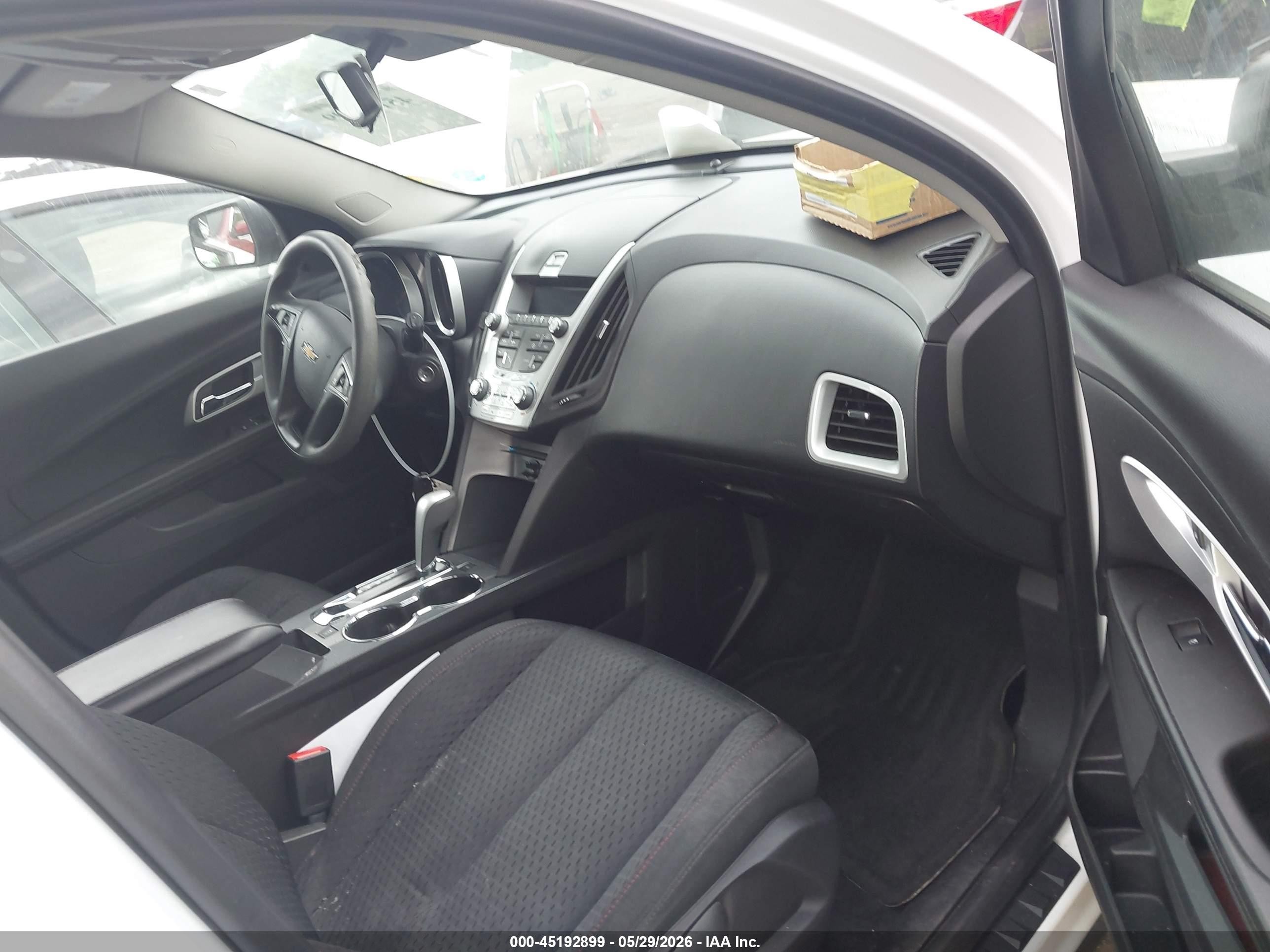 2014 Chevrolet Equinox Ls White vin: 2GNALAEKXE1154004