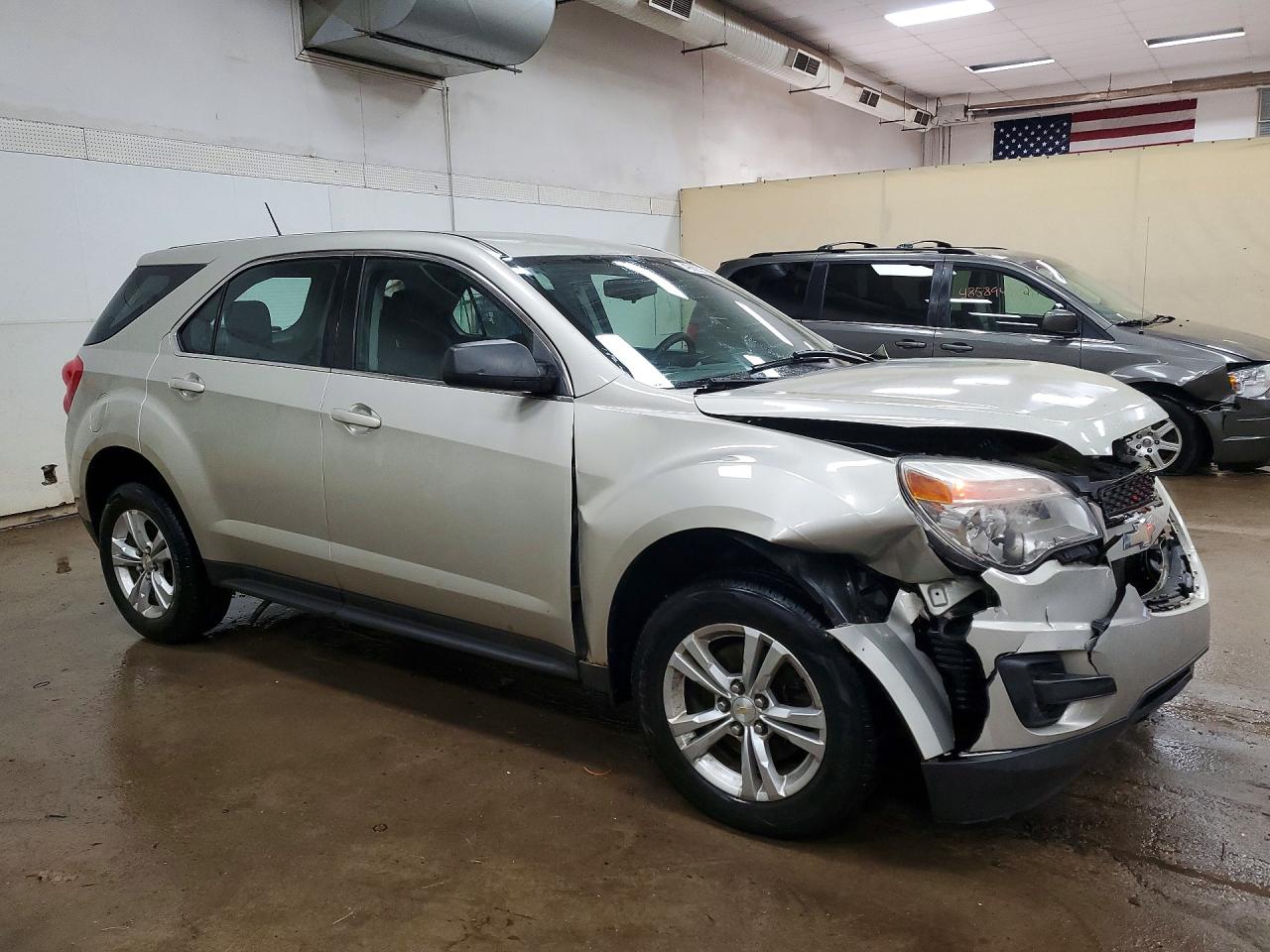 2014 Chevrolet Equinox Ls Cream vin: 2GNALAEKXE6154149