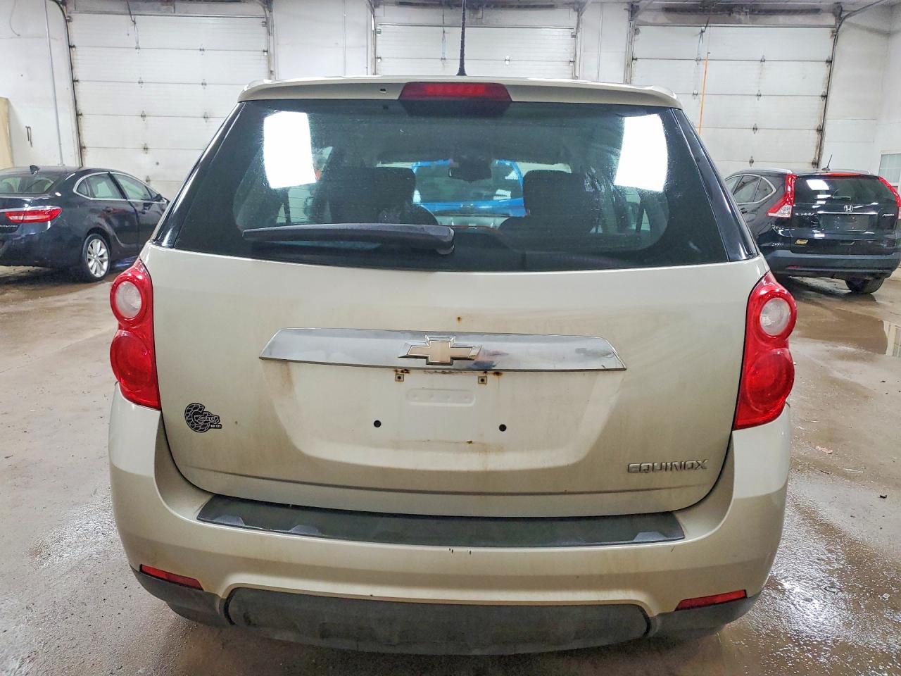 2014 Chevrolet Equinox Ls Cream vin: 2GNALAEKXE6154149
