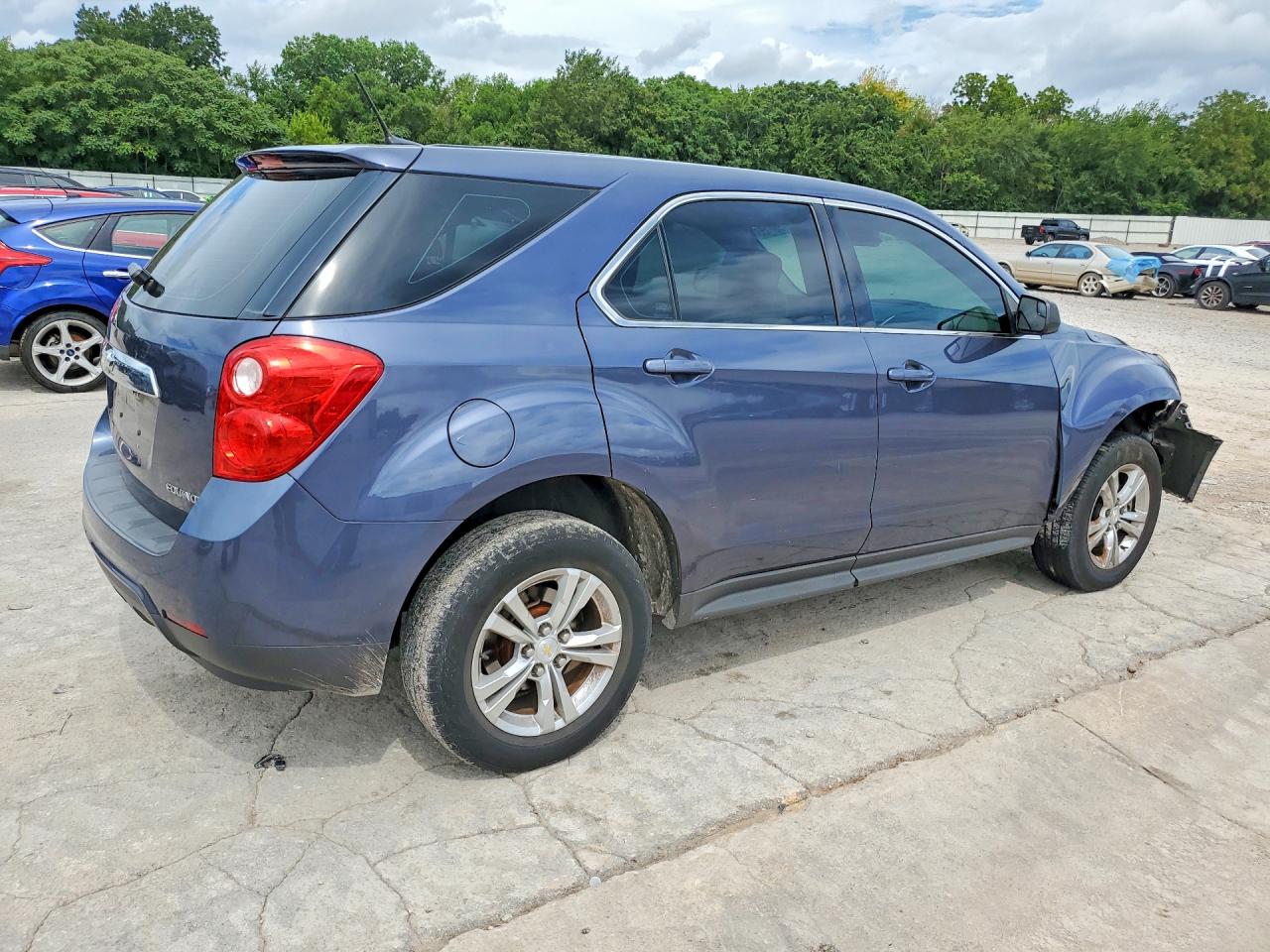 2014 Chevrolet Equinox Ls Blue vin: 2GNALAEKXE6158542