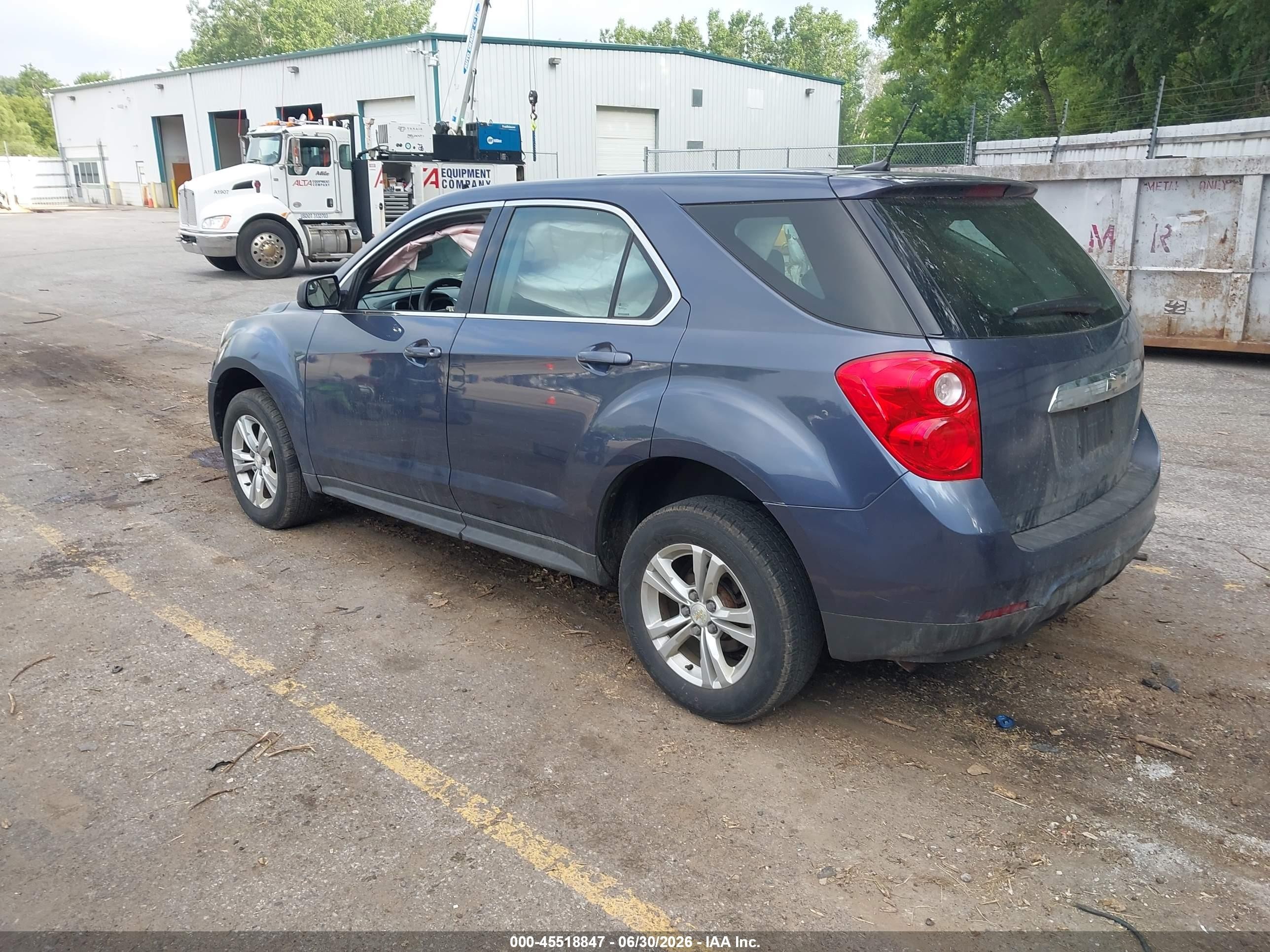 2014 Chevrolet Equinox Ls Синий vin: 2GNALAEKXE6189810