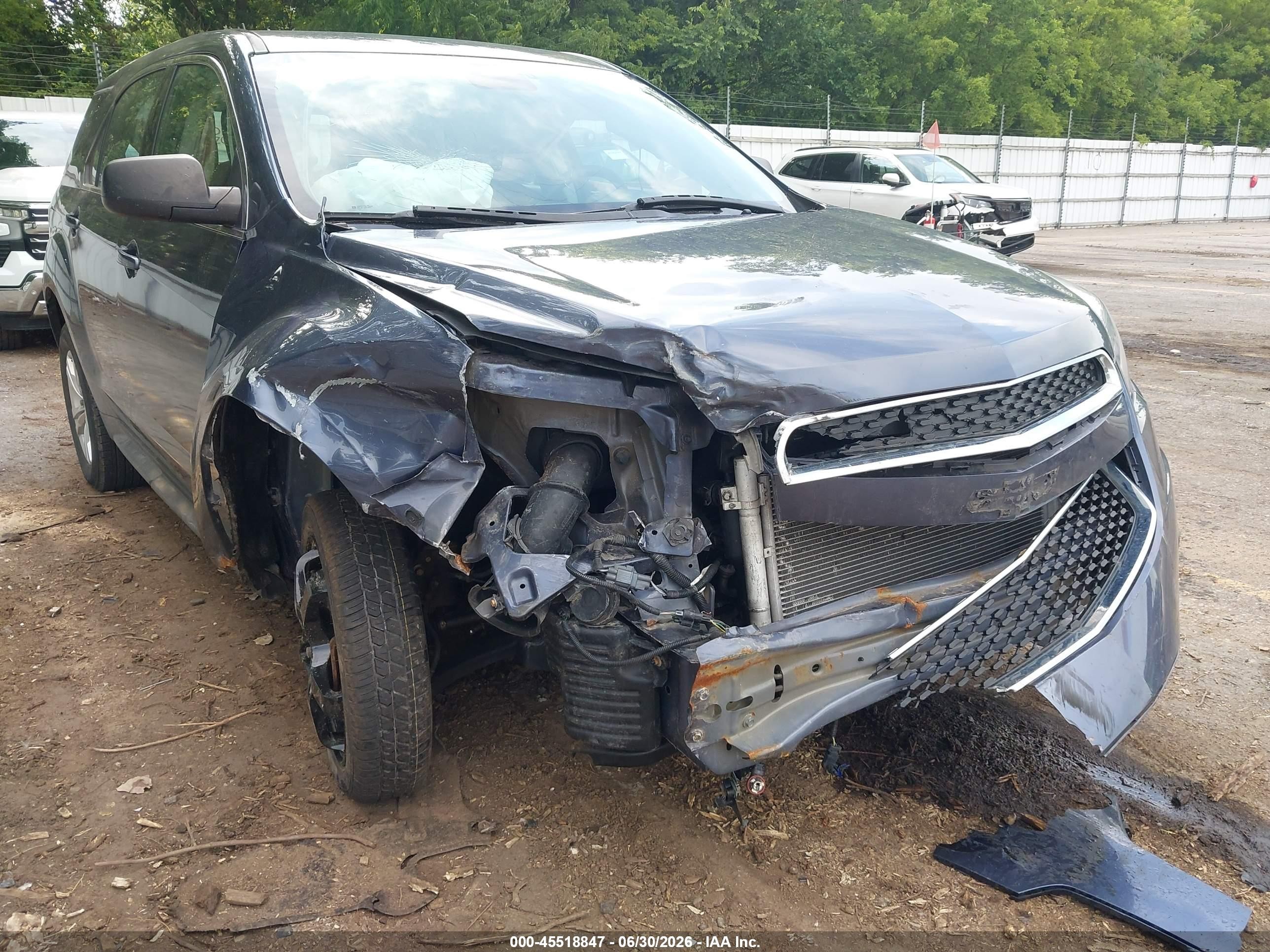 2014 Chevrolet Equinox Ls Синий vin: 2GNALAEKXE6189810