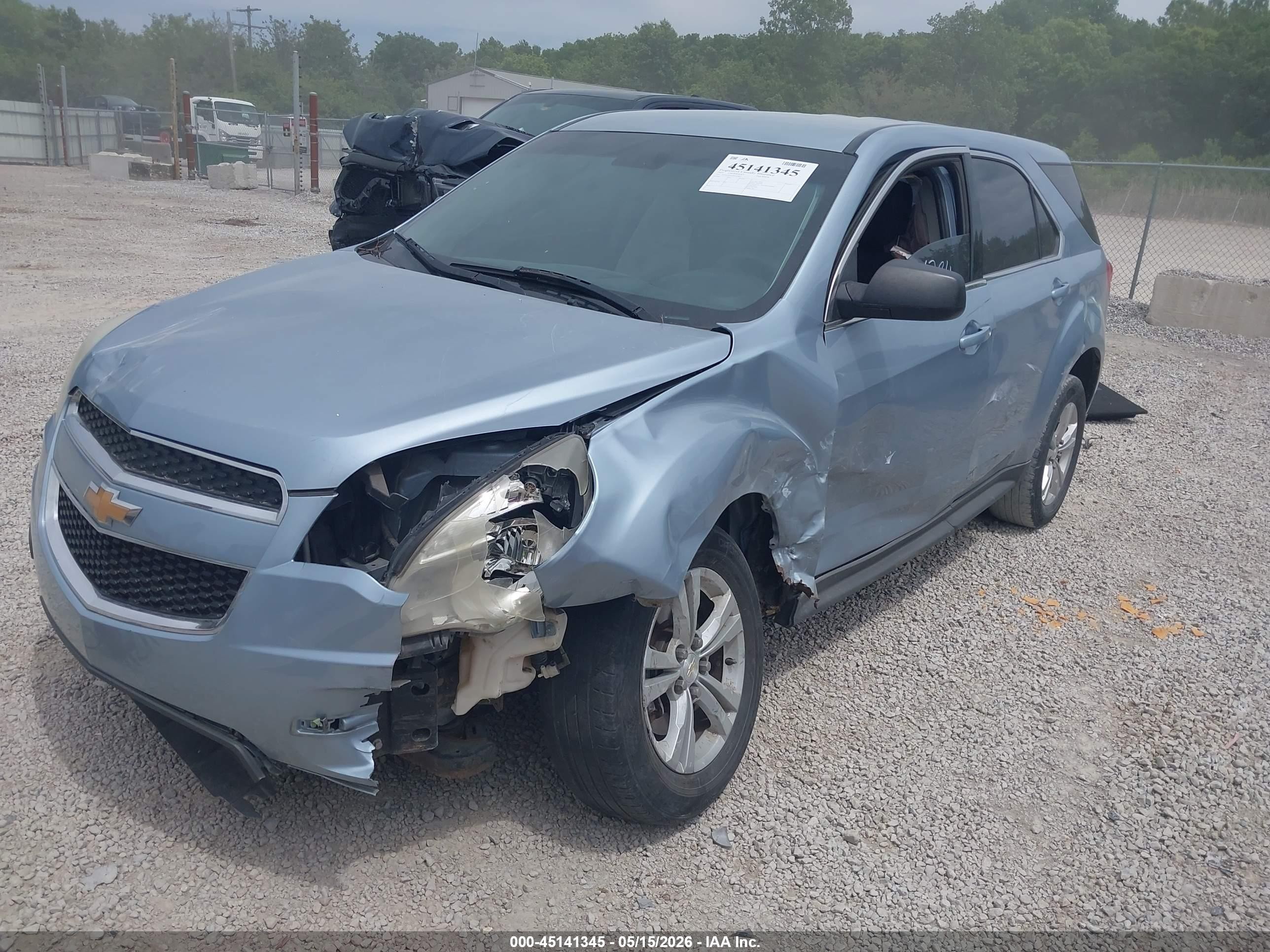 2014 Chevrolet Equinox Ls Blue vin: 2GNALAEKXE6192867
