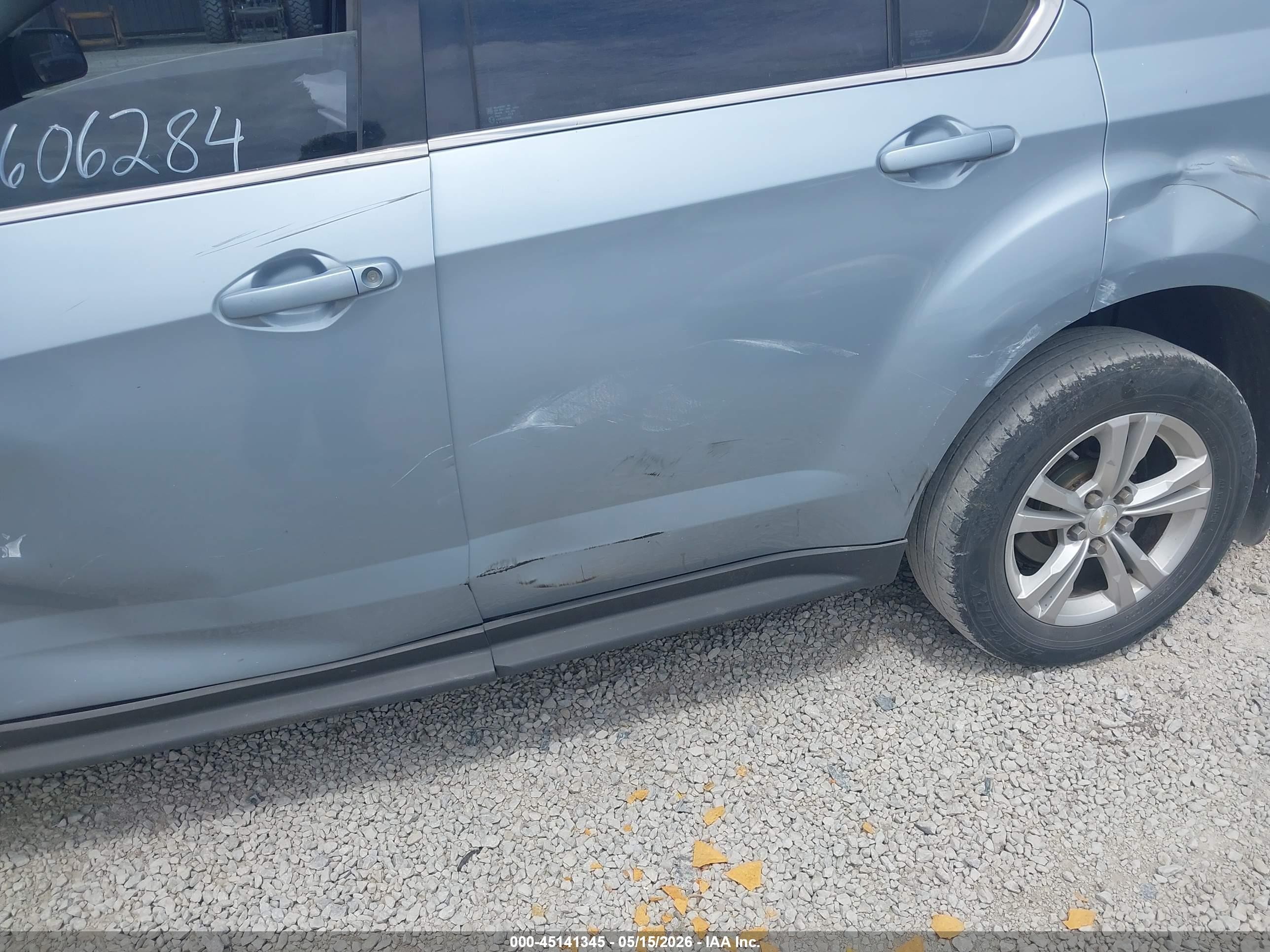 2014 Chevrolet Equinox Ls Blue vin: 2GNALAEKXE6192867