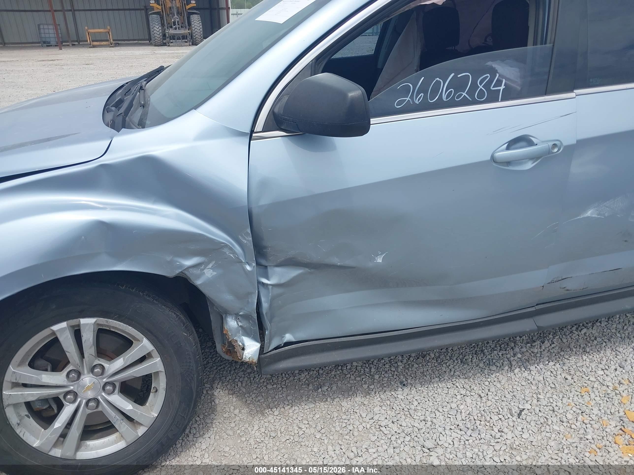2014 Chevrolet Equinox Ls Blue vin: 2GNALAEKXE6192867