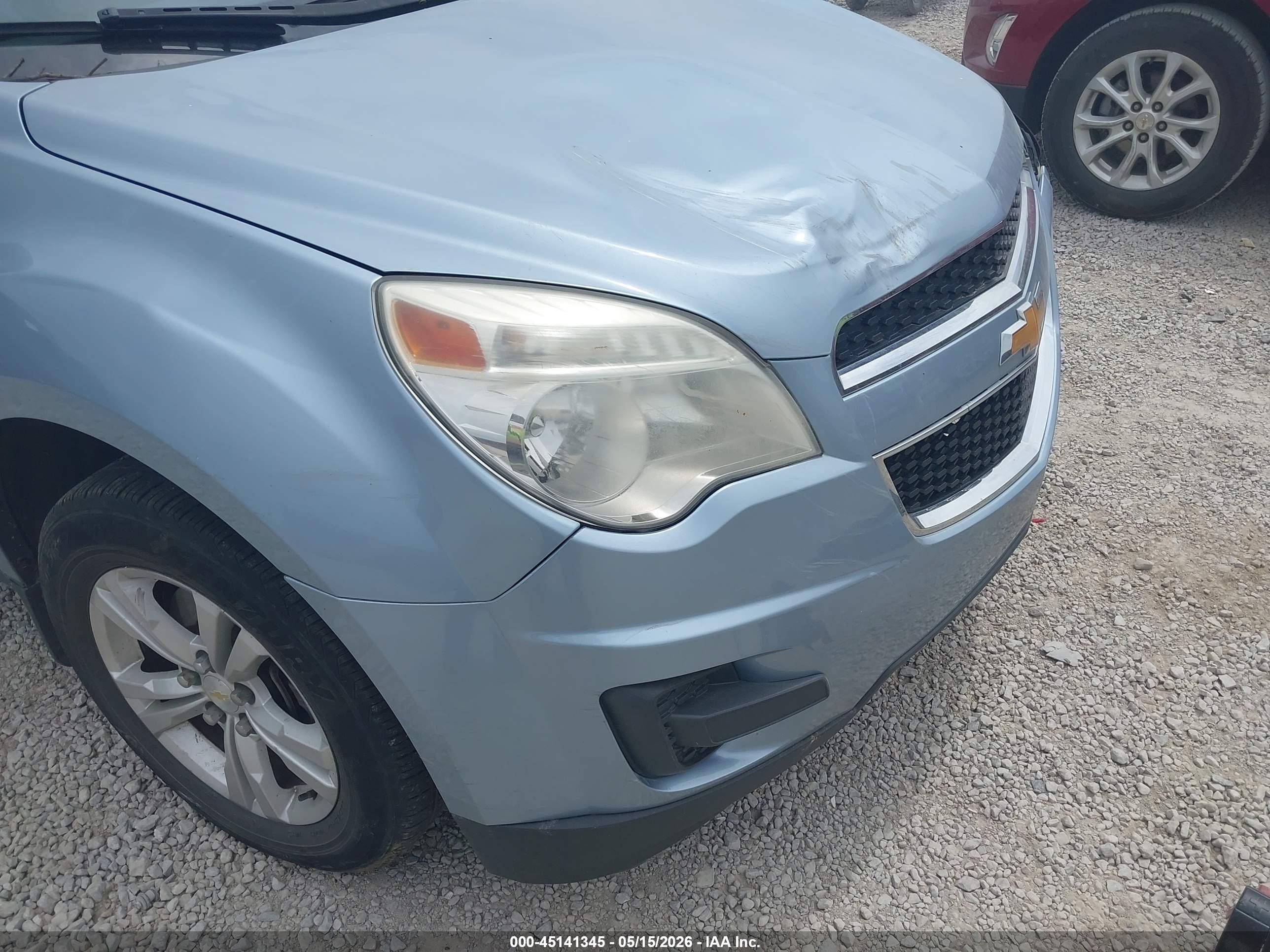 2014 Chevrolet Equinox Ls Blue vin: 2GNALAEKXE6192867