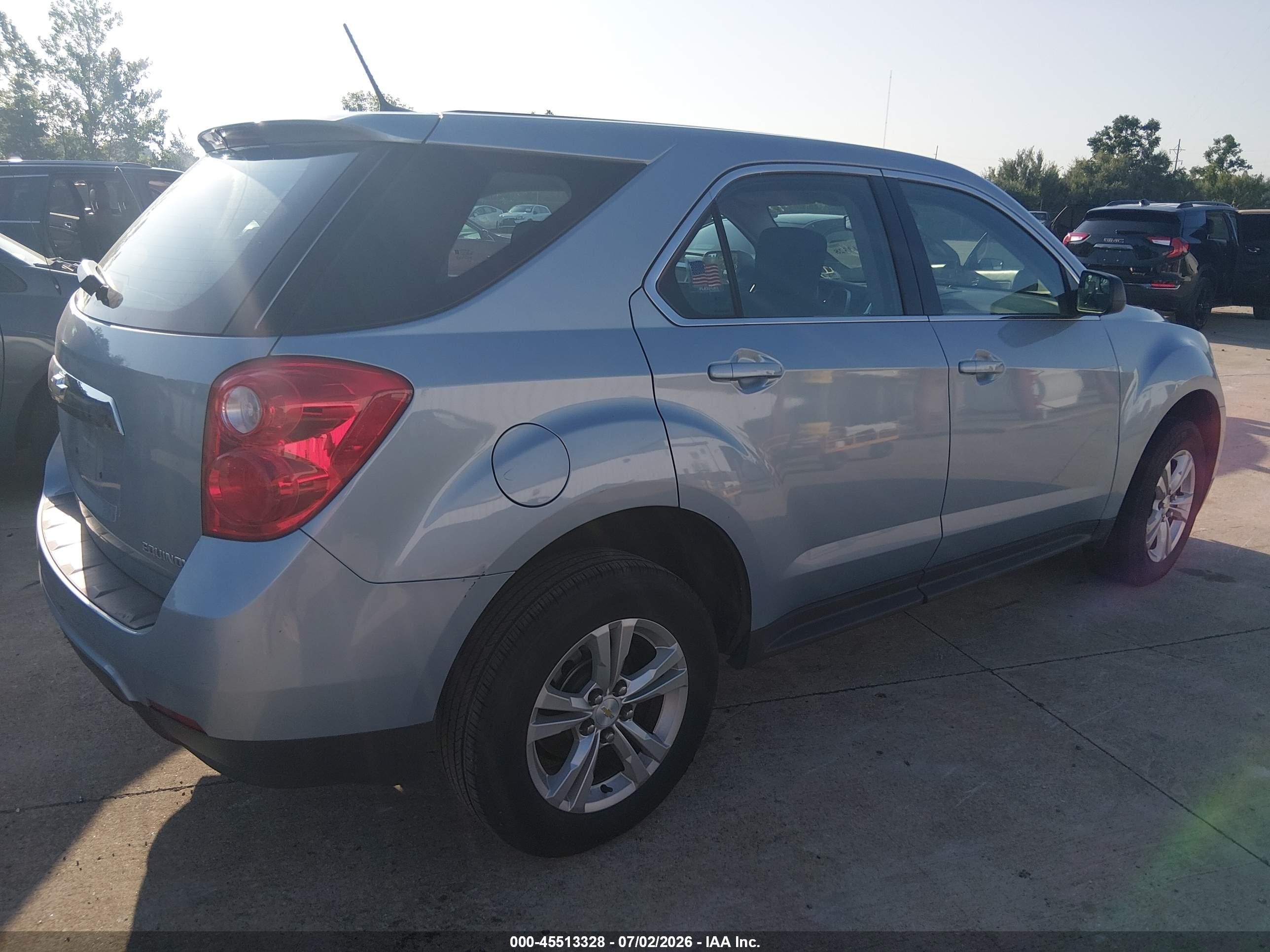 2014 Chevrolet Equinox Ls Gray vin: 2GNALAEKXE6207965