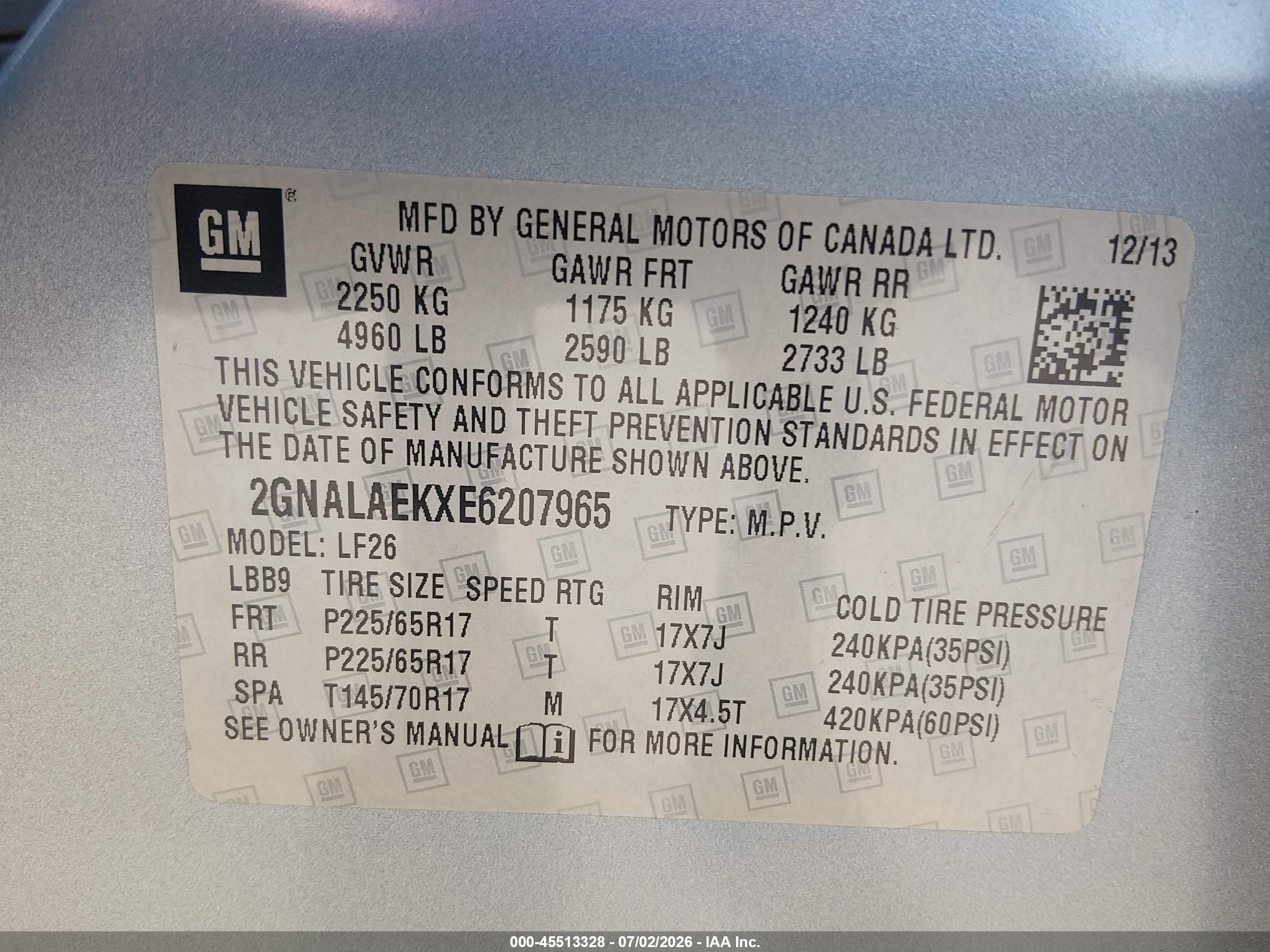 2014 Chevrolet Equinox Ls Gray vin: 2GNALAEKXE6207965