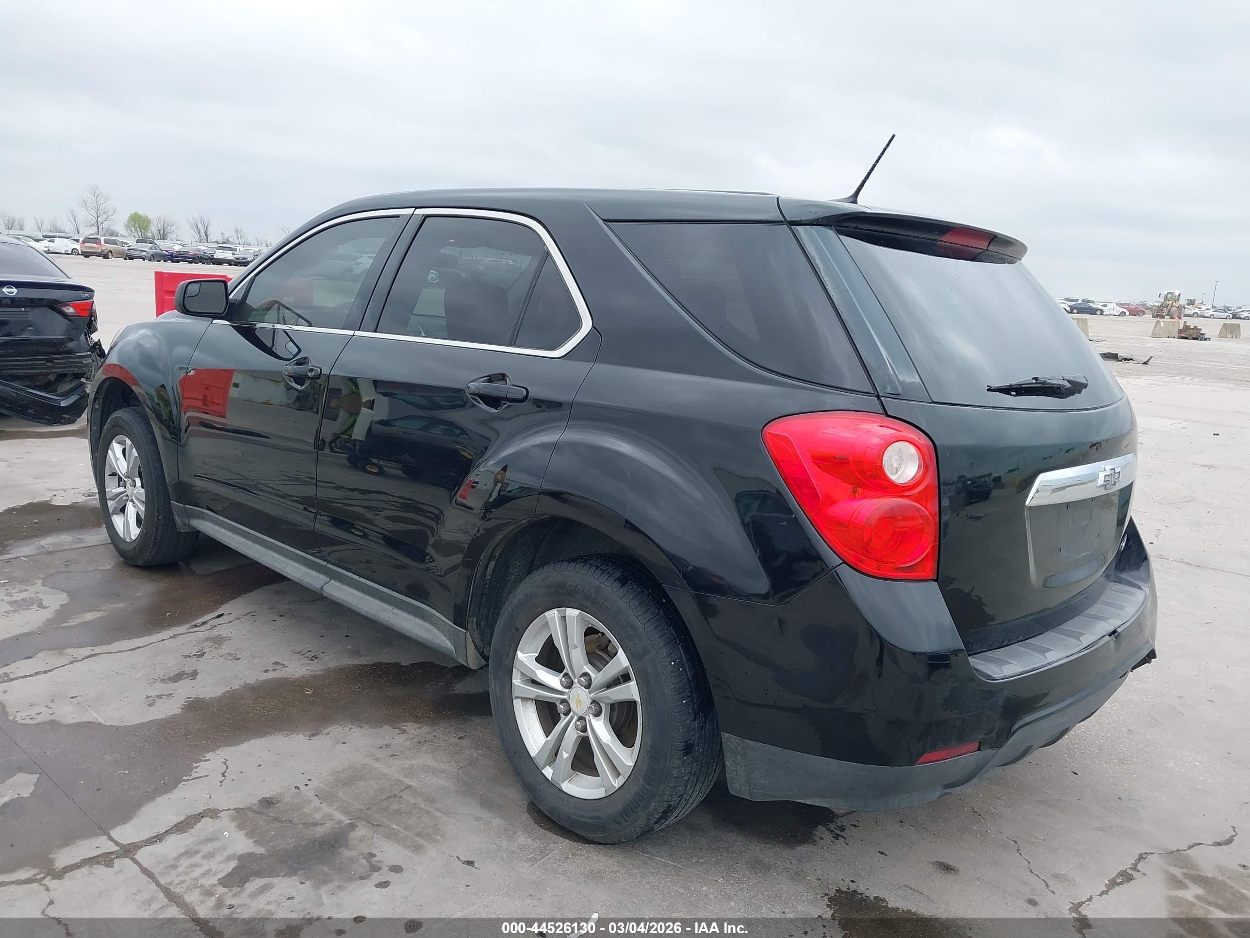 2014 Chevrolet Equinox Ls Черный vin: 2GNALAEKXE6210641