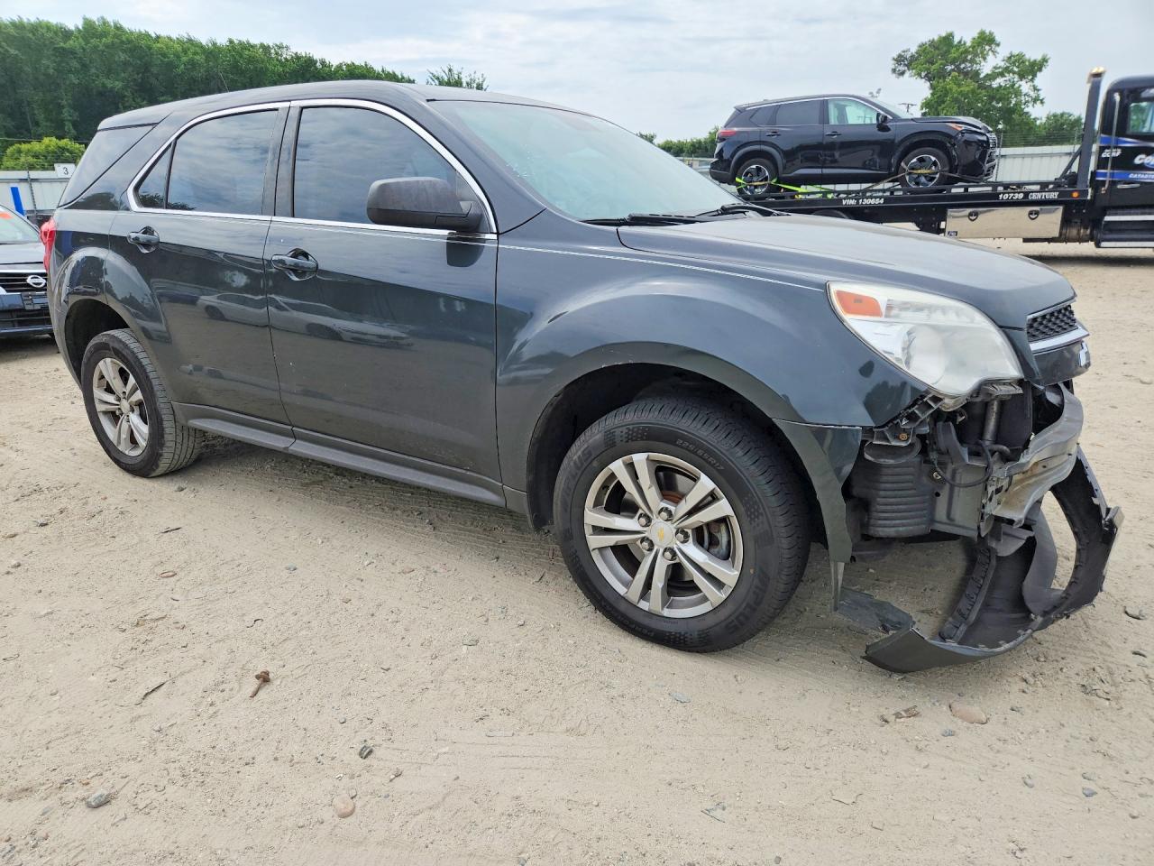 2014 Chevrolet Equinox Ls Gray vin: 2GNALAEKXE6325773