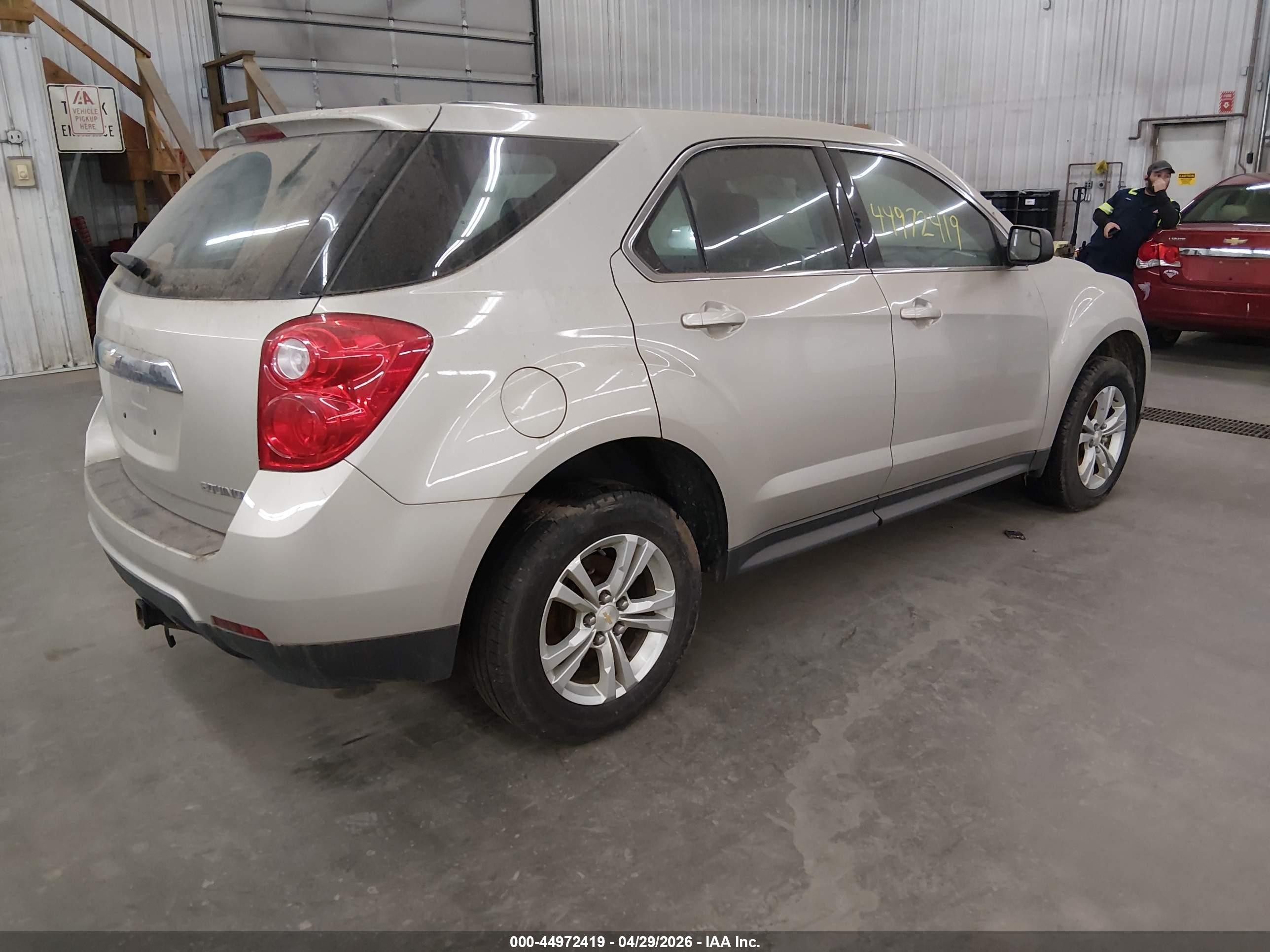 2014 Chevrolet Equinox Ls Beige vin: 2GNALAEKXE6330262