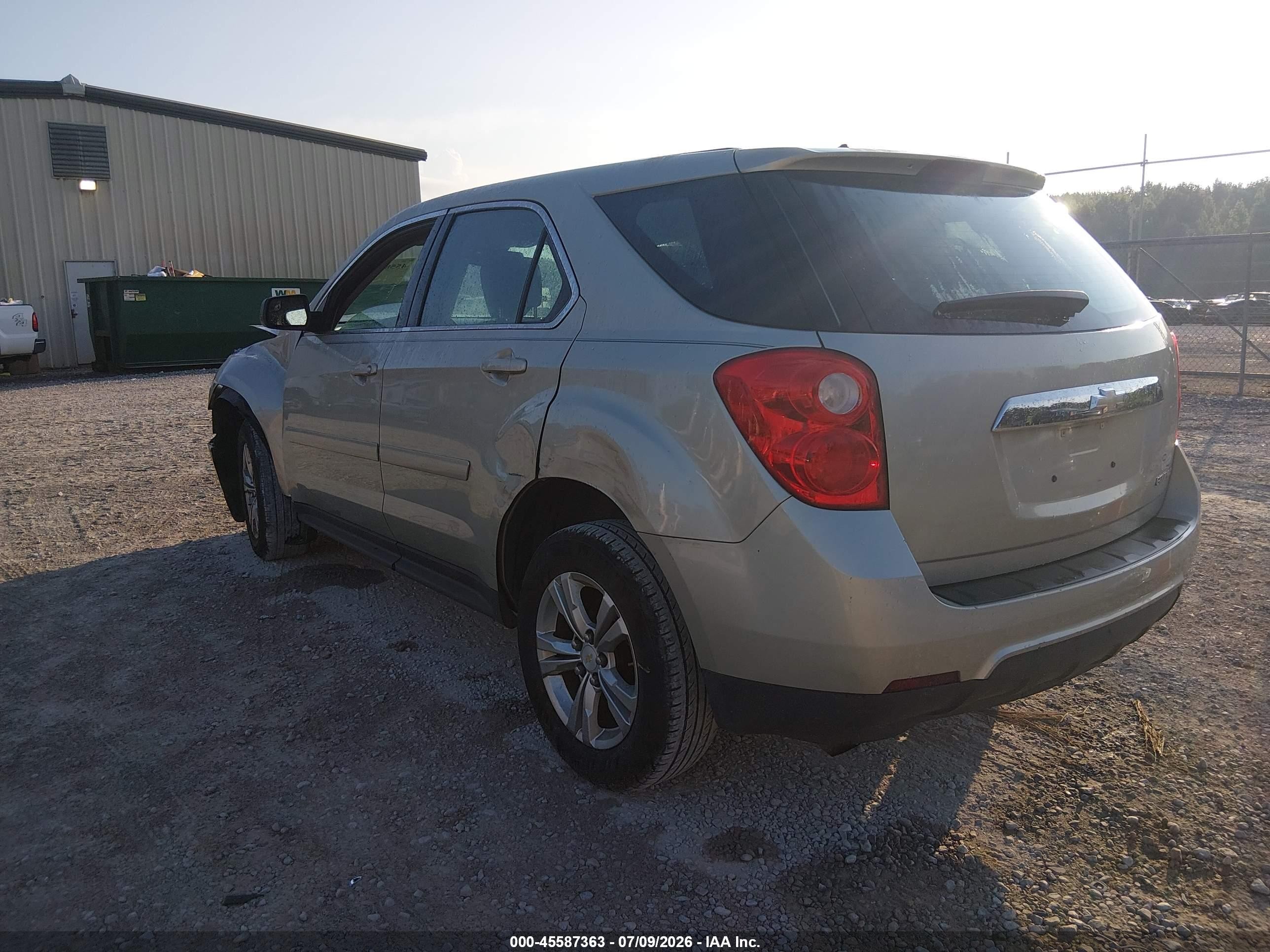 2014 Chevrolet Equinox Ls Silver vin: 2GNALAEKXE6352875
