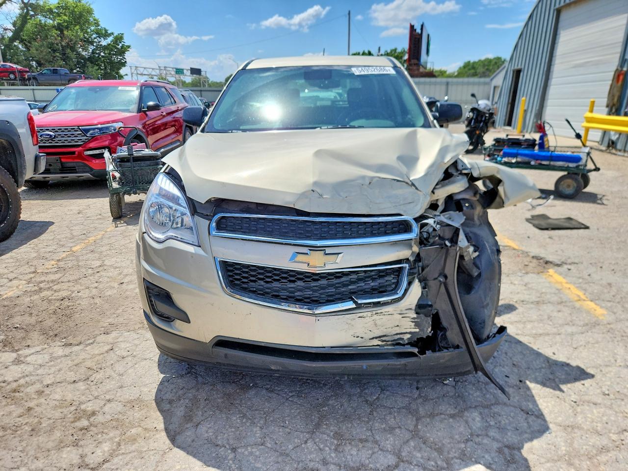 2015 Chevrolet Equinox Ls Tan vin: 2GNALAEKXF1101188