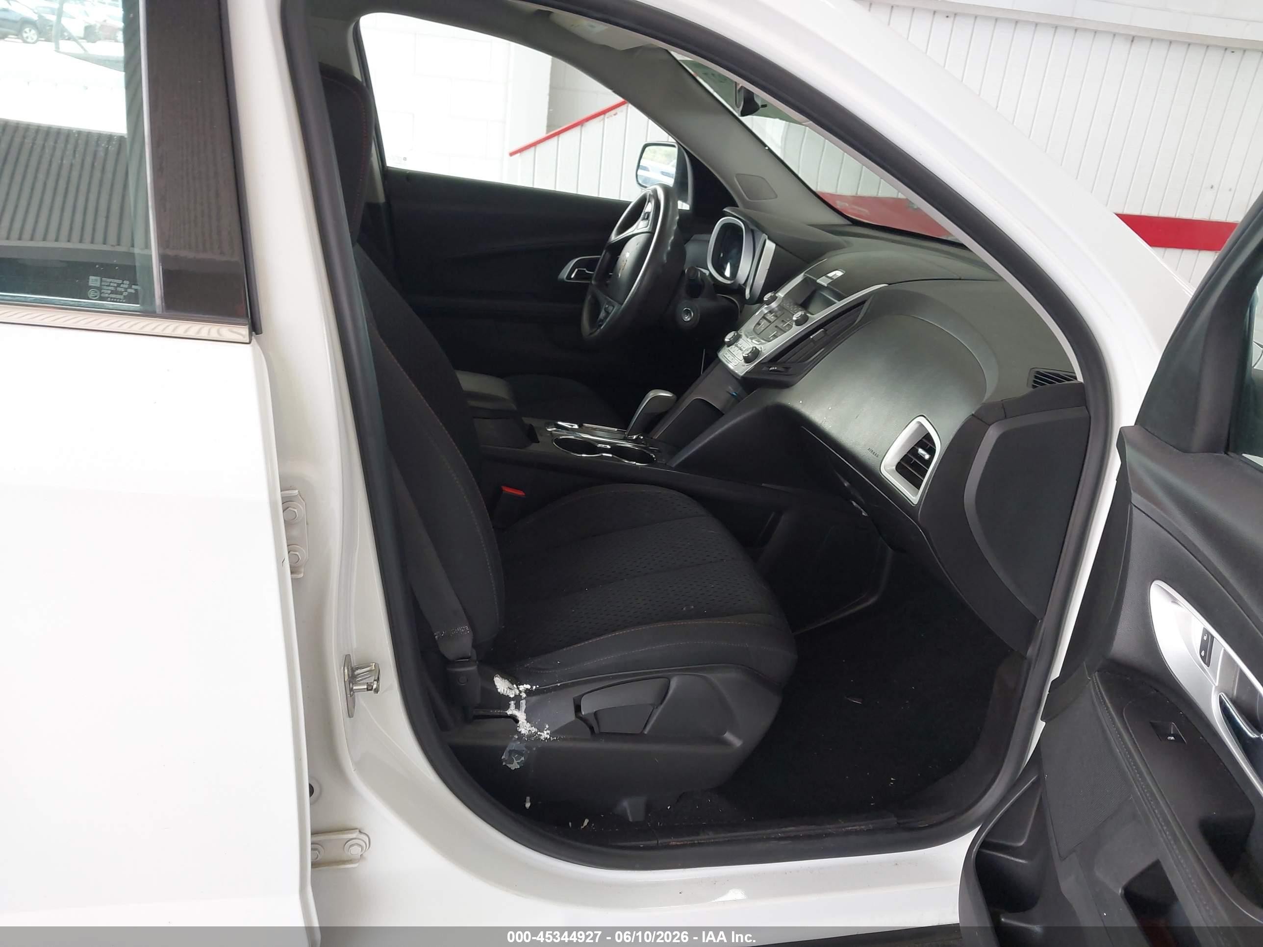 2015 Chevrolet Equinox Ls White vin: 2GNALAEKXF1103605