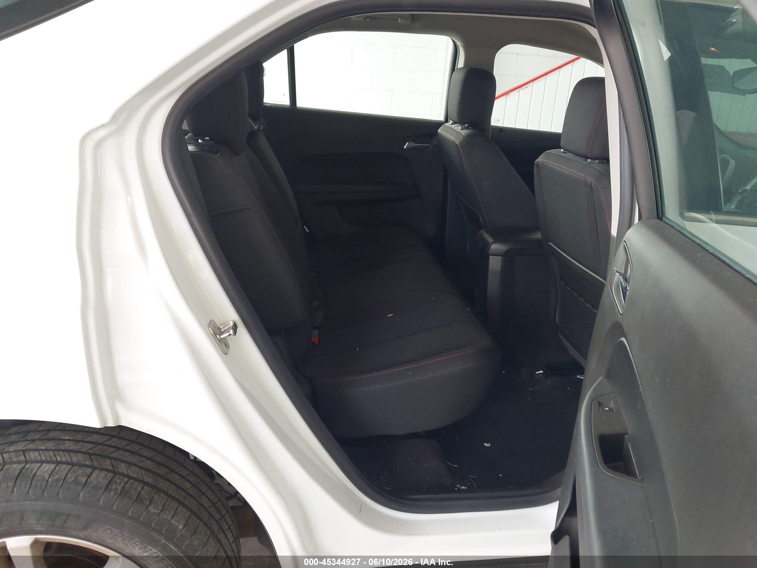 2015 Chevrolet Equinox Ls White vin: 2GNALAEKXF1103605