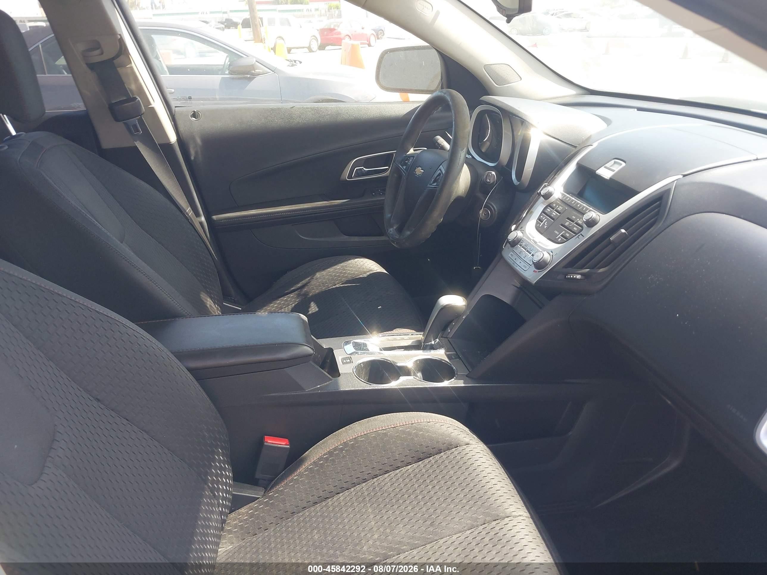 2015 Chevrolet Equinox Ls White vin: 2GNALAEKXF1107427