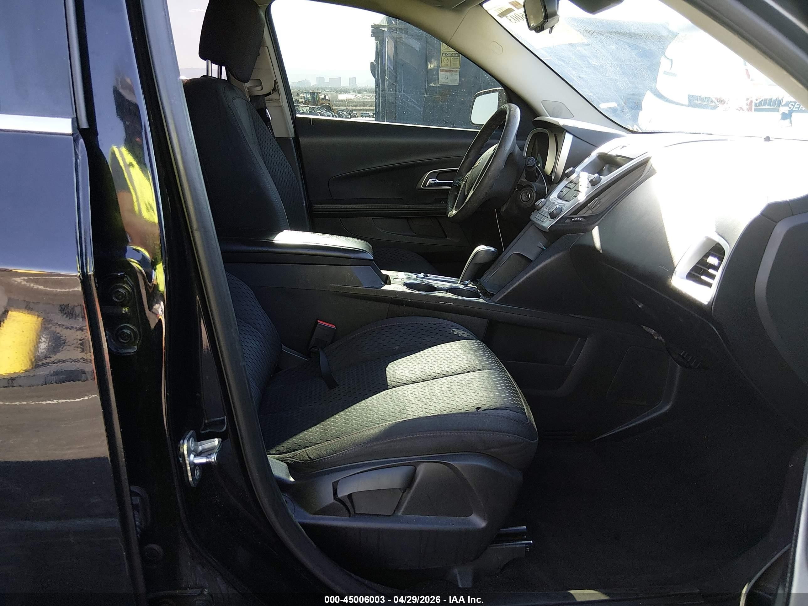 2015 Chevrolet Equinox Ls Черный vin: 2GNALAEKXF1109033
