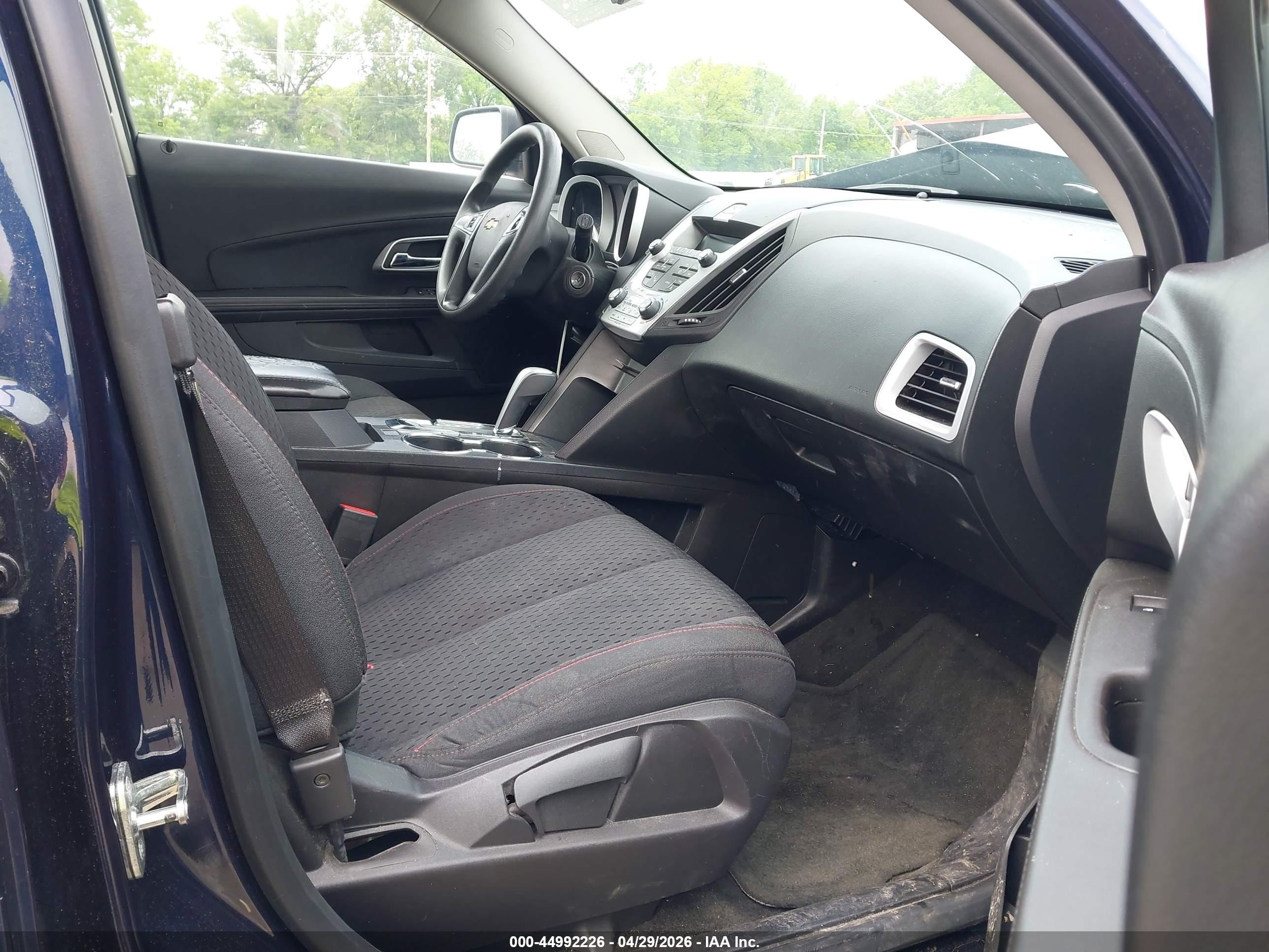 2015 Chevrolet Equinox Ls Blue vin: 2GNALAEKXF1163321