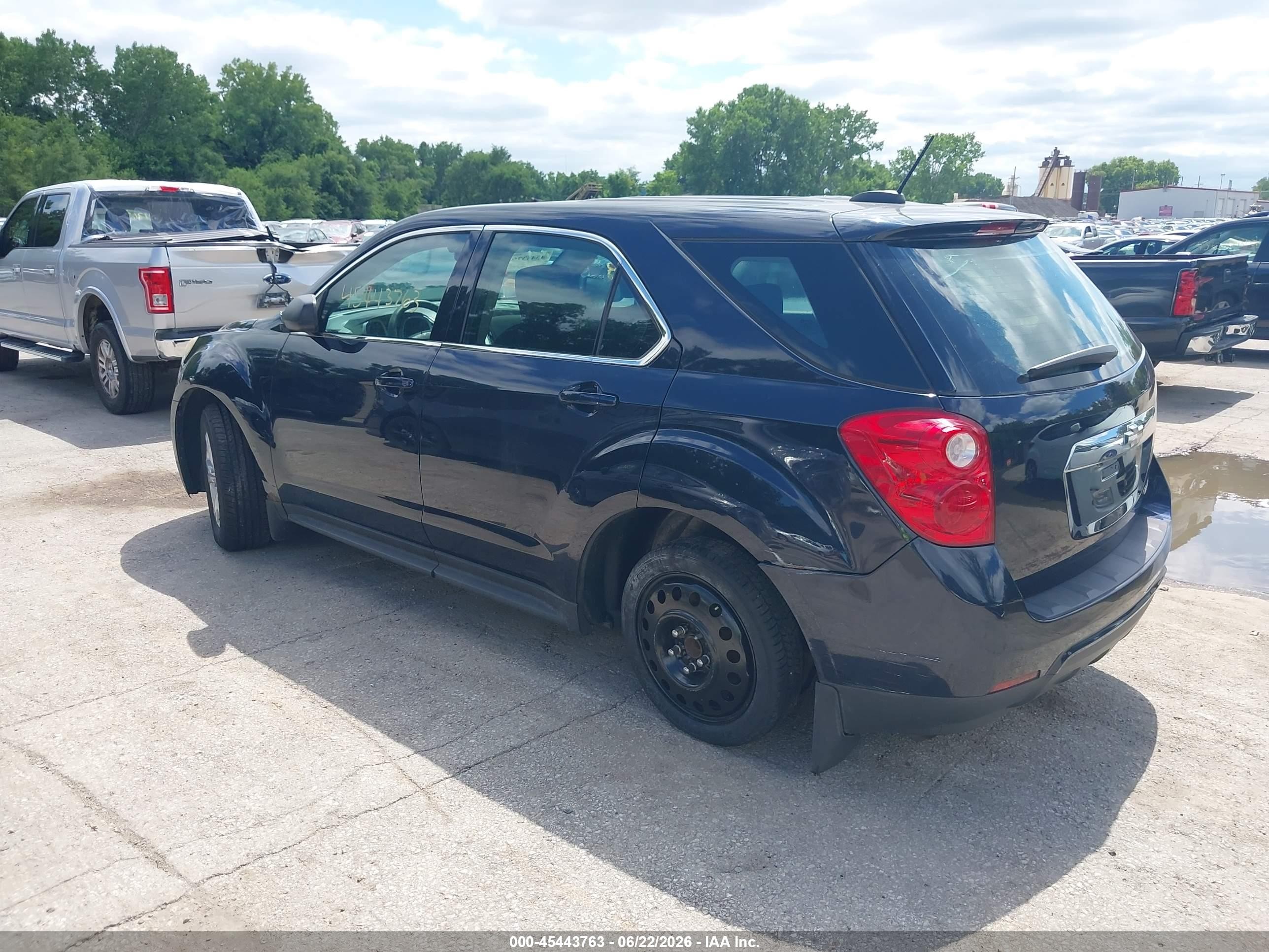 2015 Chevrolet Equinox Ls Black vin: 2GNALAEKXF6171941