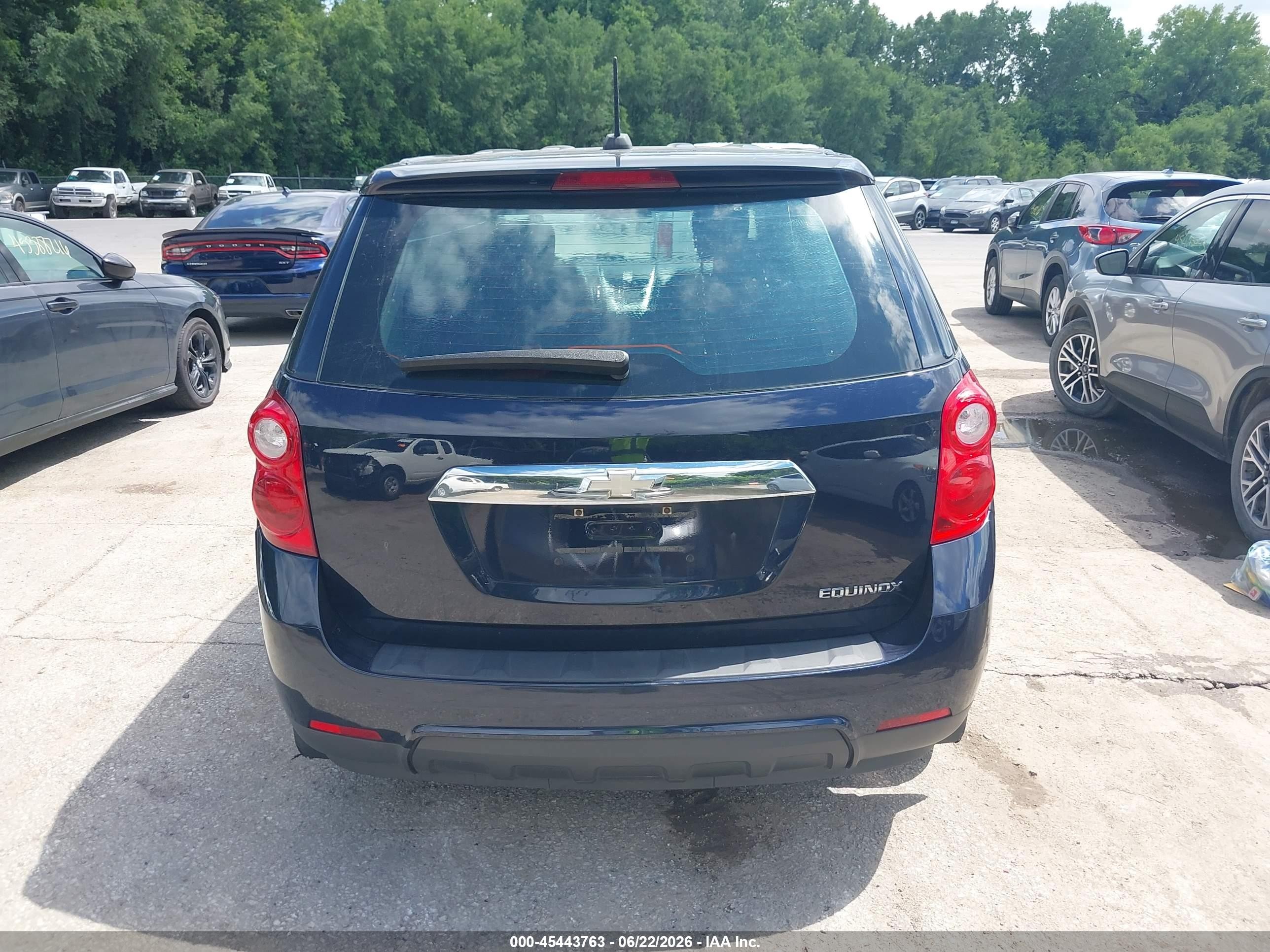 2015 Chevrolet Equinox Ls Black vin: 2GNALAEKXF6171941