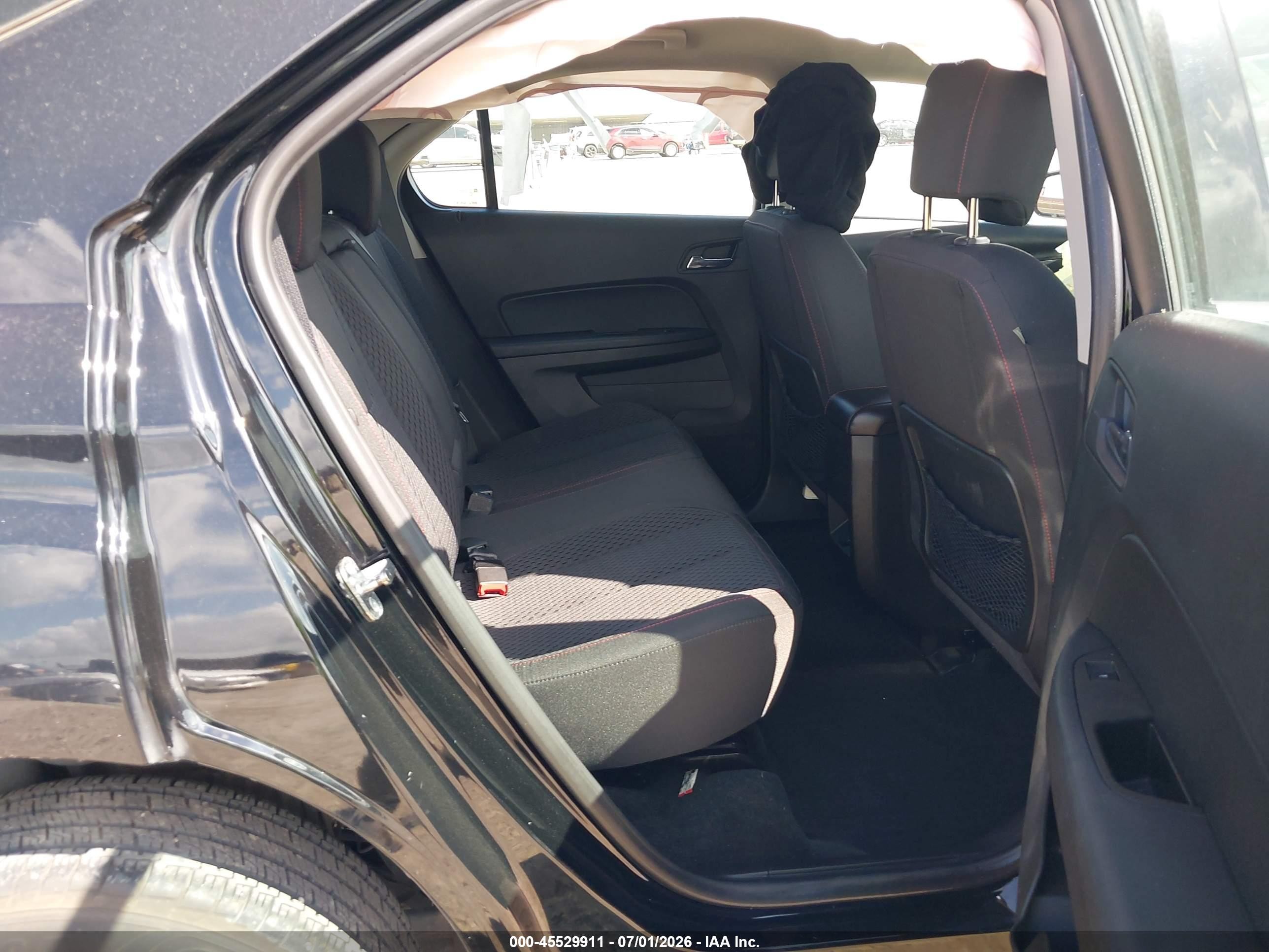 2015 Chevrolet Equinox Ls Black vin: 2GNALAEKXF6193194