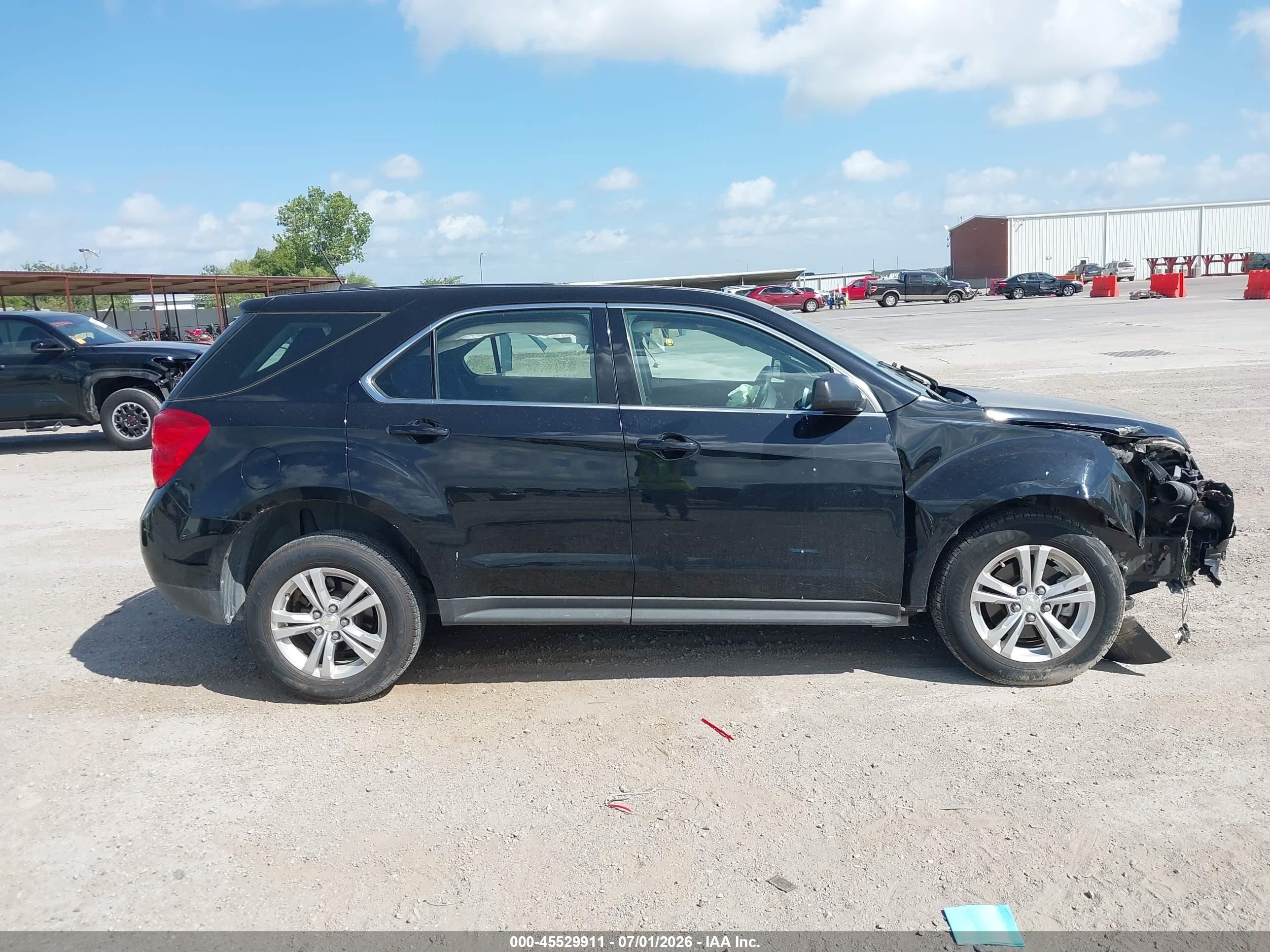 2015 Chevrolet Equinox Ls Black vin: 2GNALAEKXF6193194
