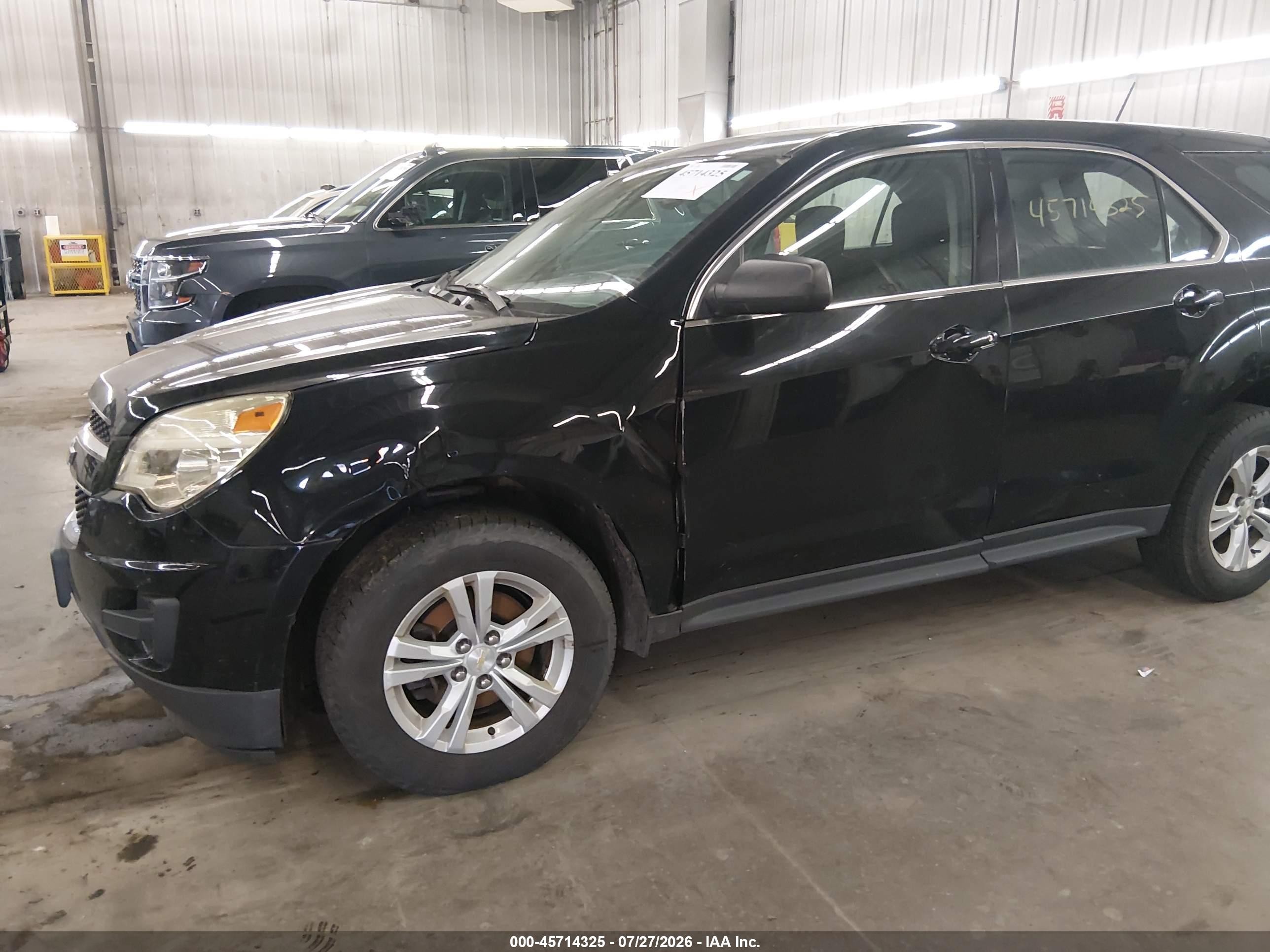 2015 Chevrolet Equinox Ls Black vin: 2GNALAEKXF6200399