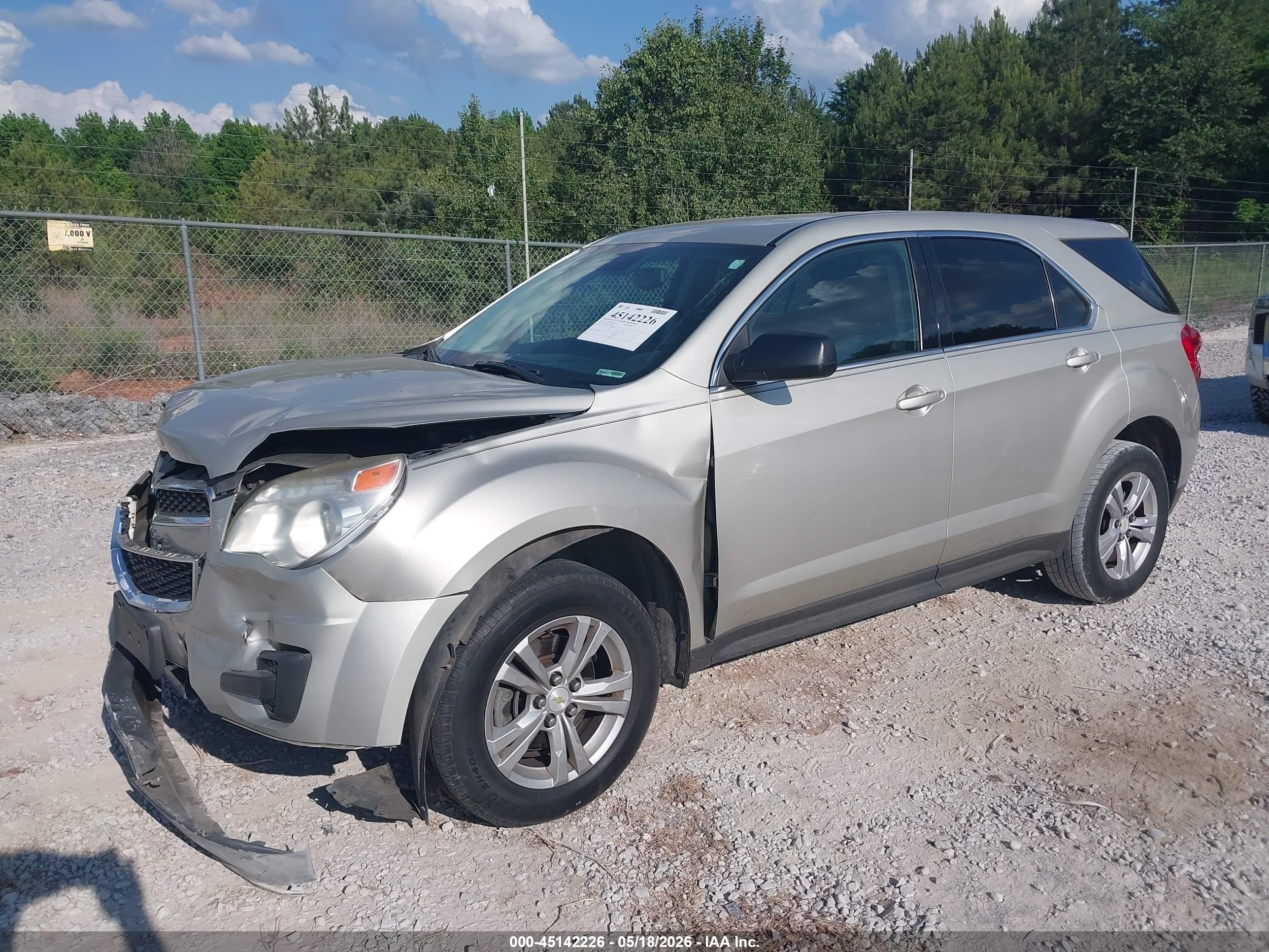2015 Chevrolet Equinox Ls Gold vin: 2GNALAEKXF6226565