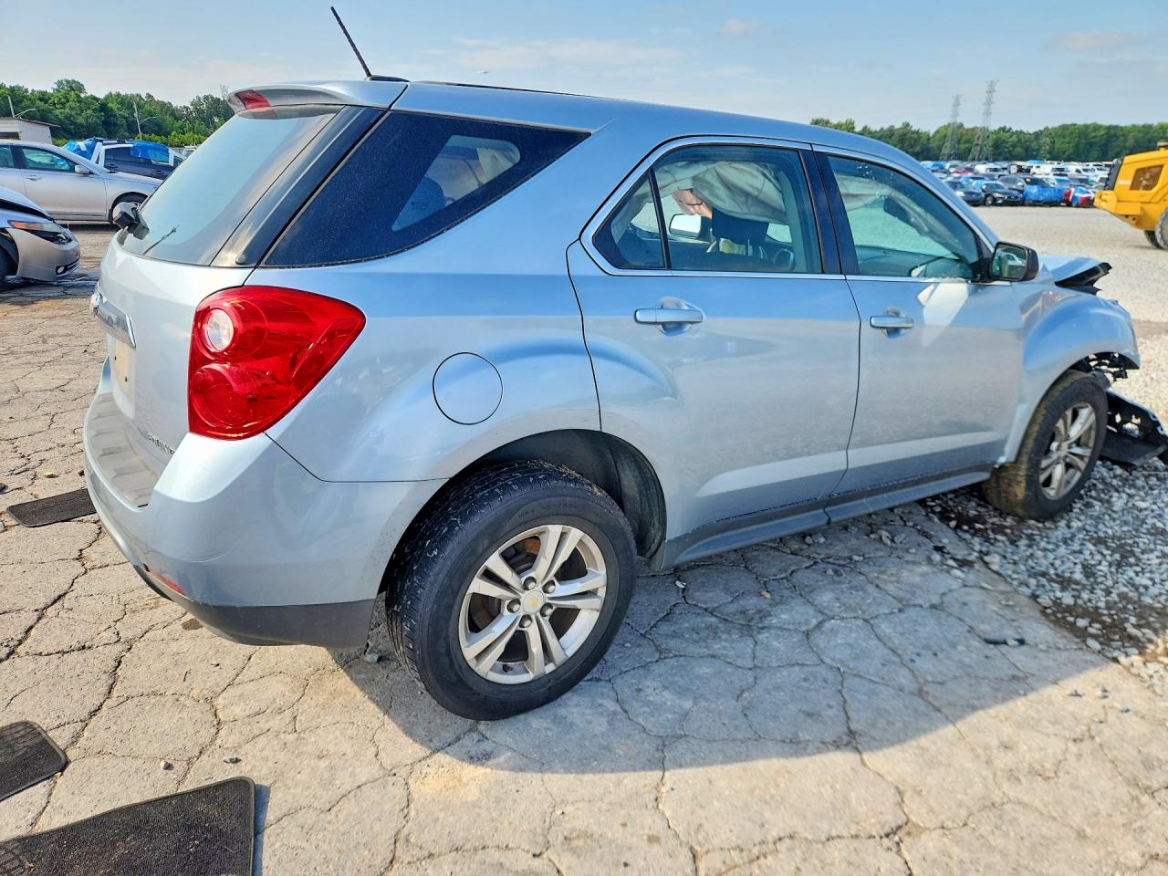 2015 Chevrolet Equinox Ls Blue vin: 2GNALAEKXF6276835