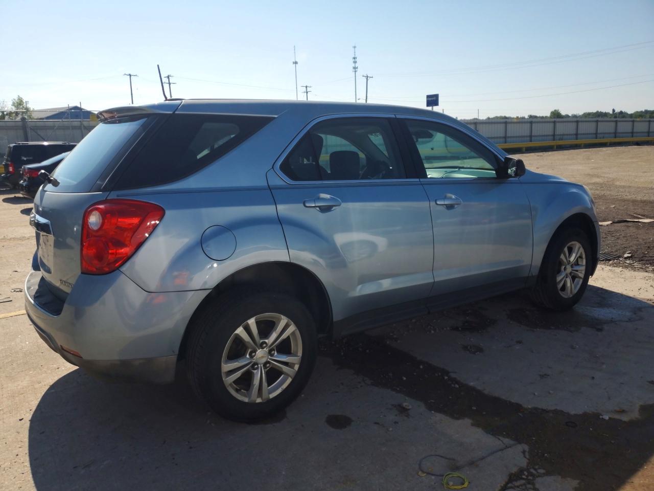 2015 Chevrolet Equinox Ls Blue vin: 2GNALAEKXF6291576