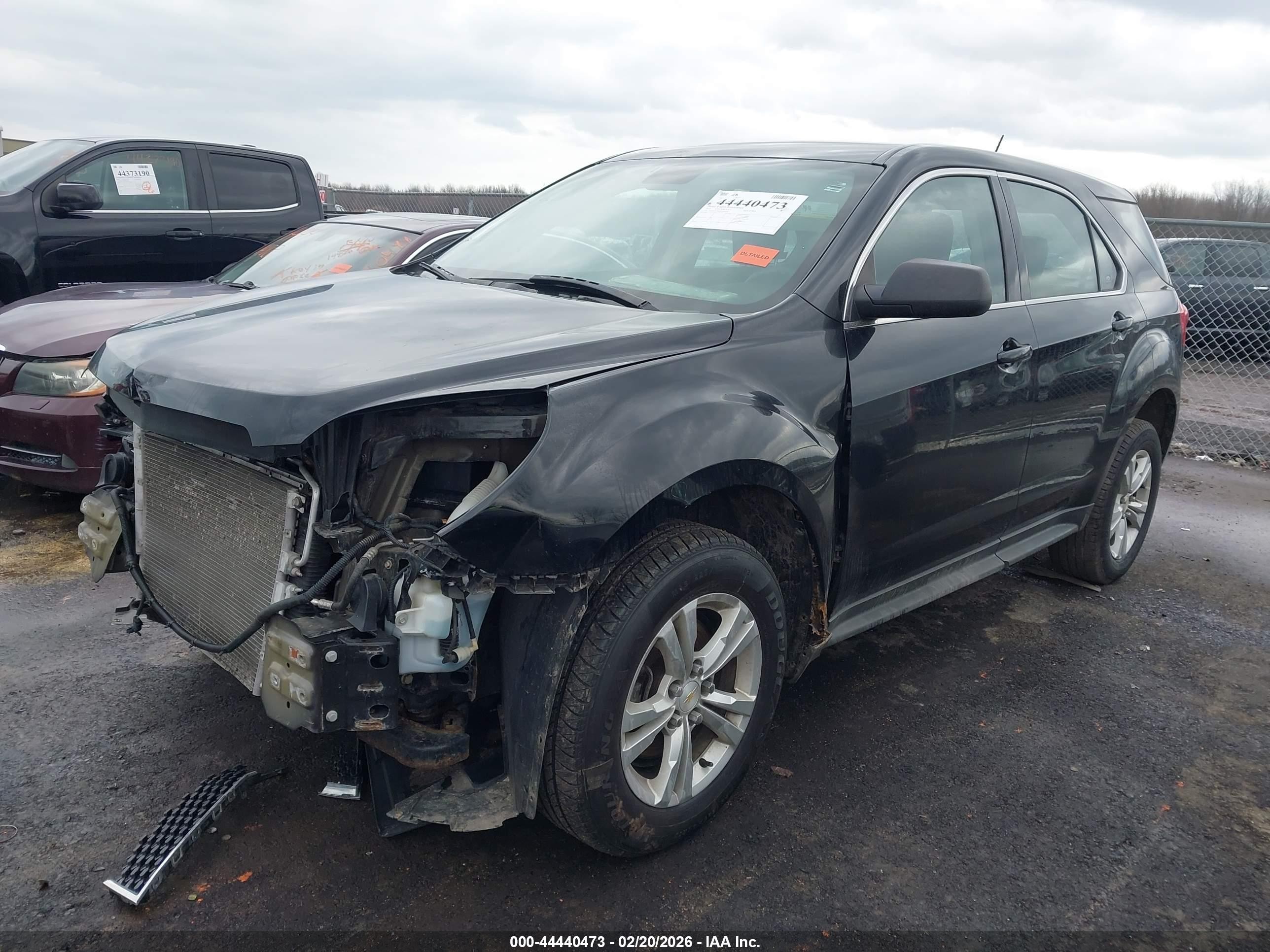 2015 Chevrolet Equinox Ls Black vin: 2GNALAEKXF6408959