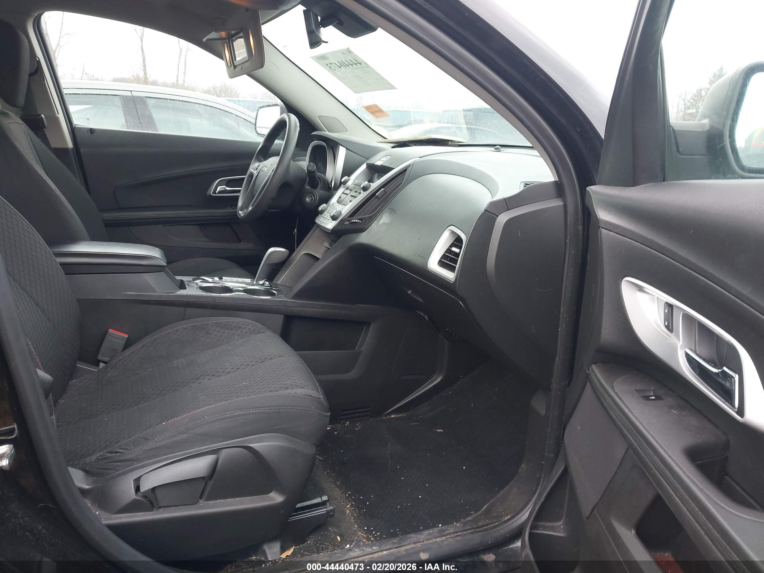 2015 Chevrolet Equinox Ls Black vin: 2GNALAEKXF6408959