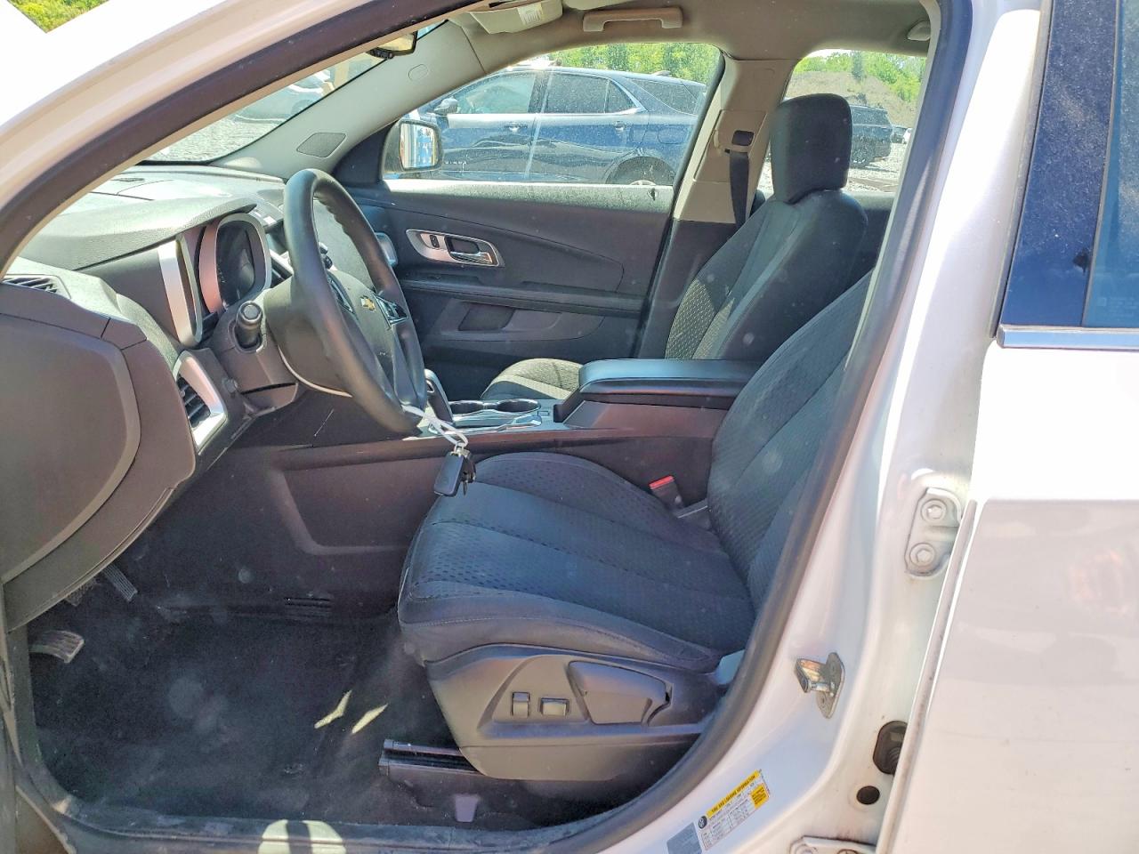 2015 Chevrolet Equinox Ls White vin: 2GNALAEKXF6438933