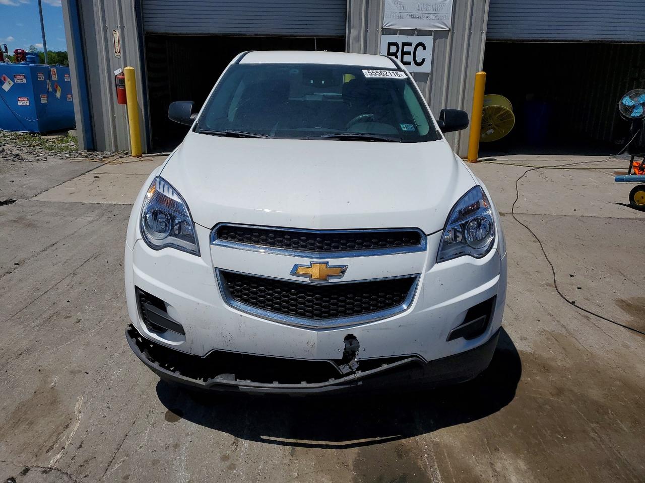 2015 Chevrolet Equinox Ls White vin: 2GNALAEKXF6438933