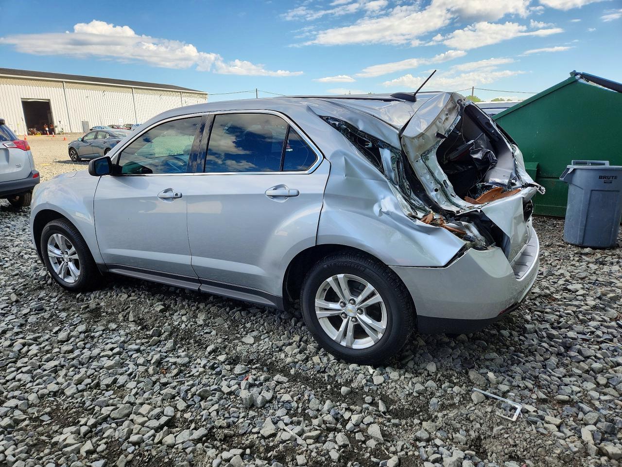 2015 Chevrolet Equinox Ls Silver vin: 2GNALAEKXF6439600