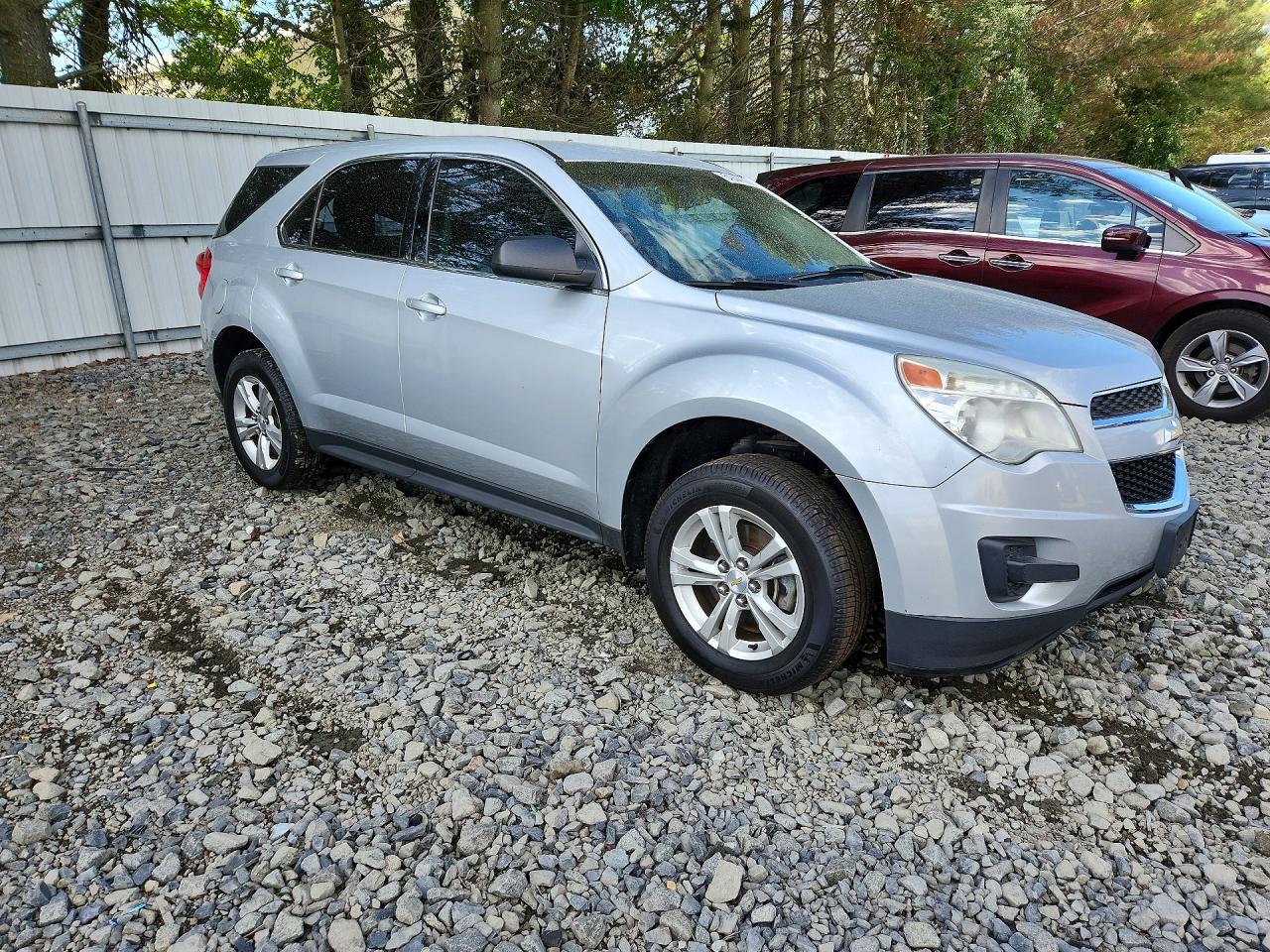 2015 Chevrolet Equinox Ls Silver vin: 2GNALAEKXF6439600