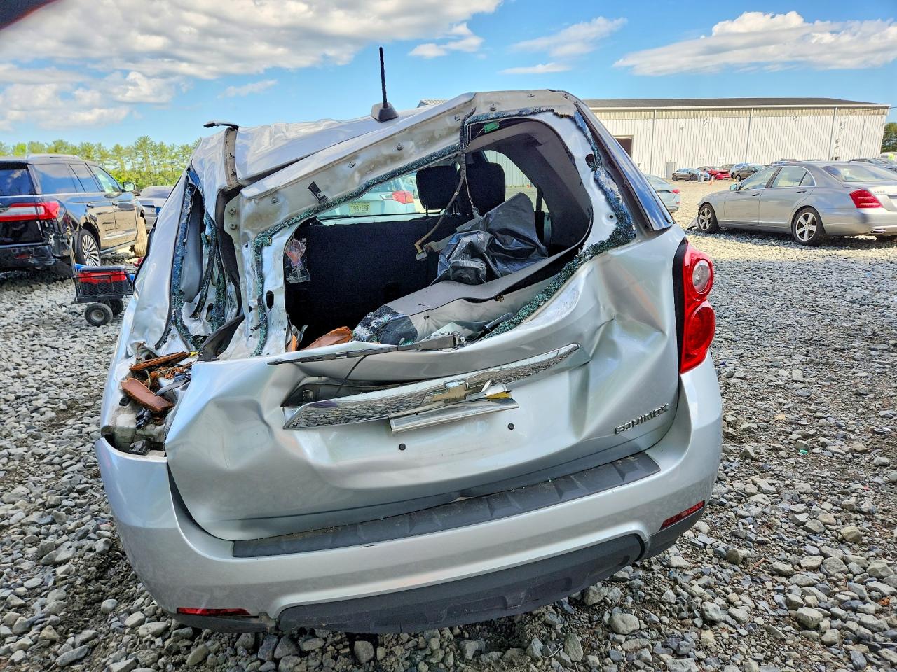 2015 Chevrolet Equinox Ls Silver vin: 2GNALAEKXF6439600