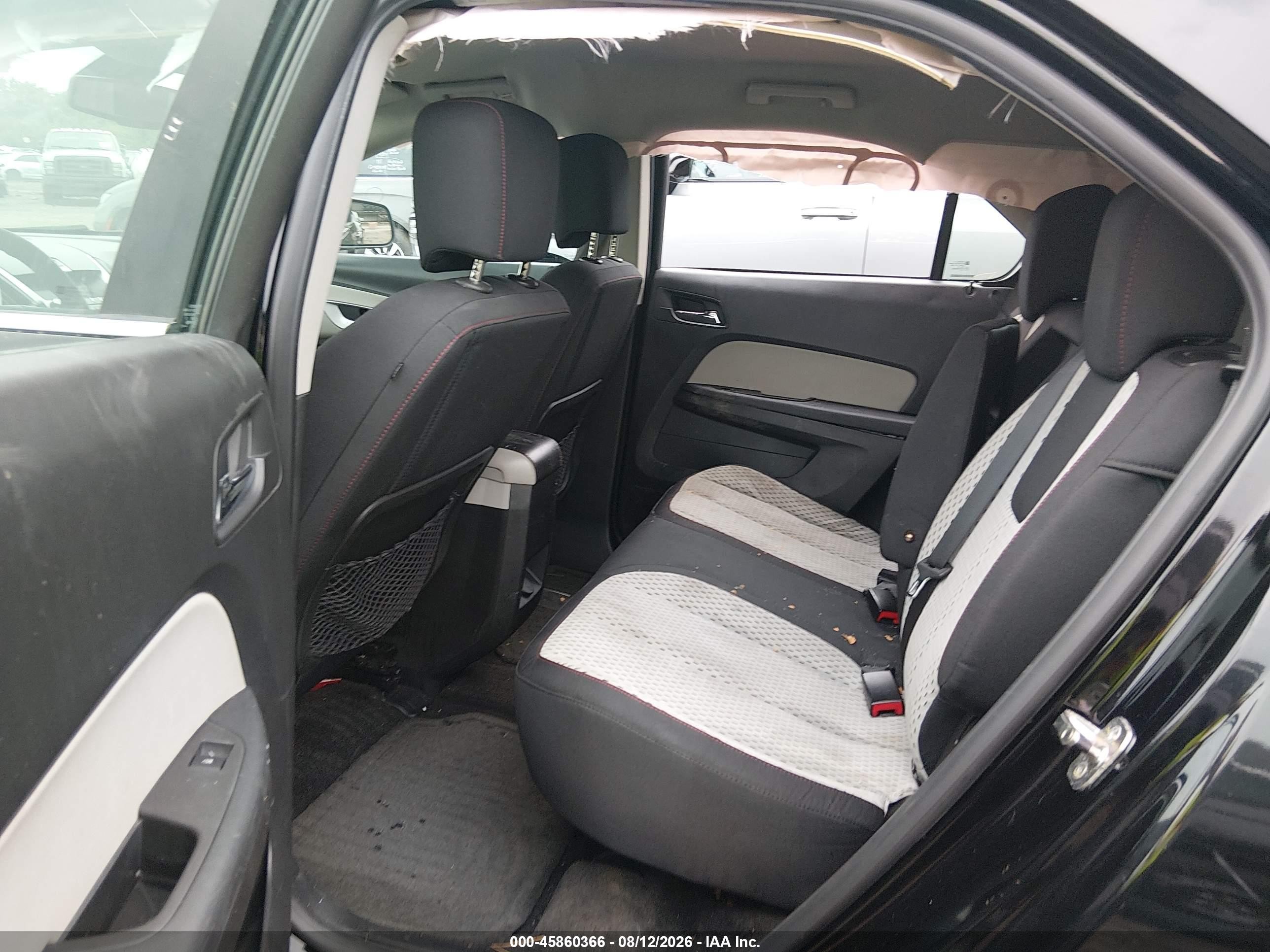 2011 Chevrolet Equinox Ls Black vin: 2GNALBEC0B1263372