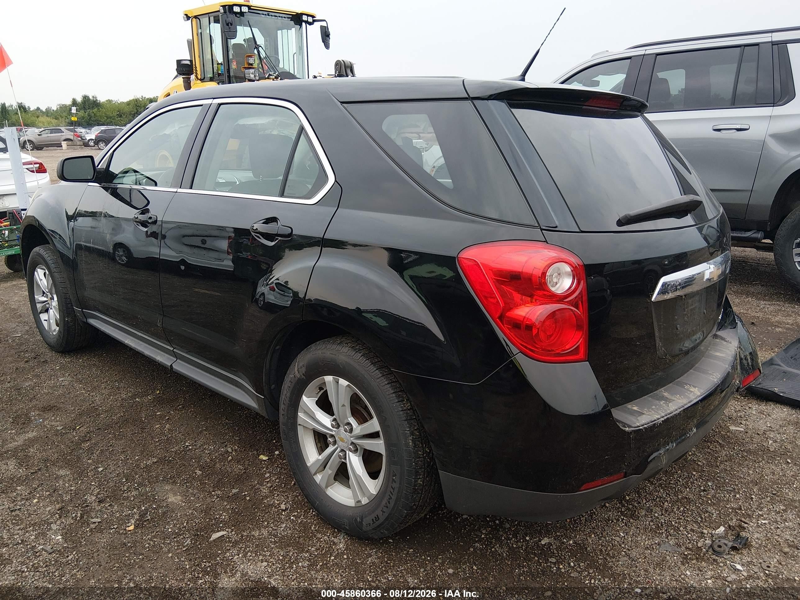 2011 Chevrolet Equinox Ls Black vin: 2GNALBEC0B1263372