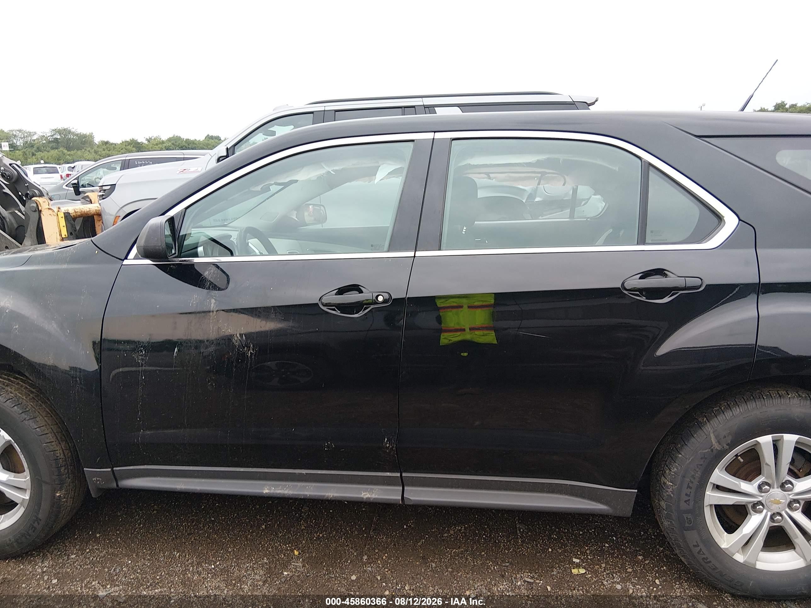 2011 Chevrolet Equinox Ls Black vin: 2GNALBEC0B1263372